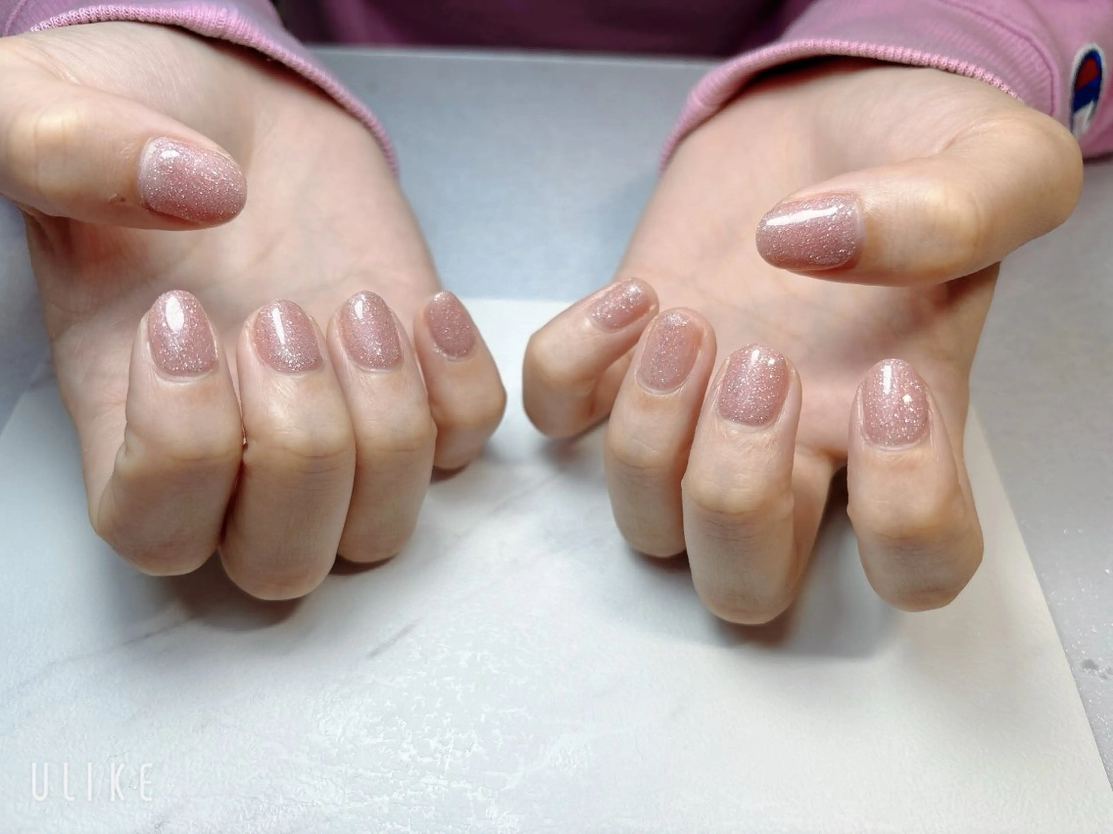 ネイル 桜ネイル フラッシュネイル ピンク mi hoのネイルデザイン