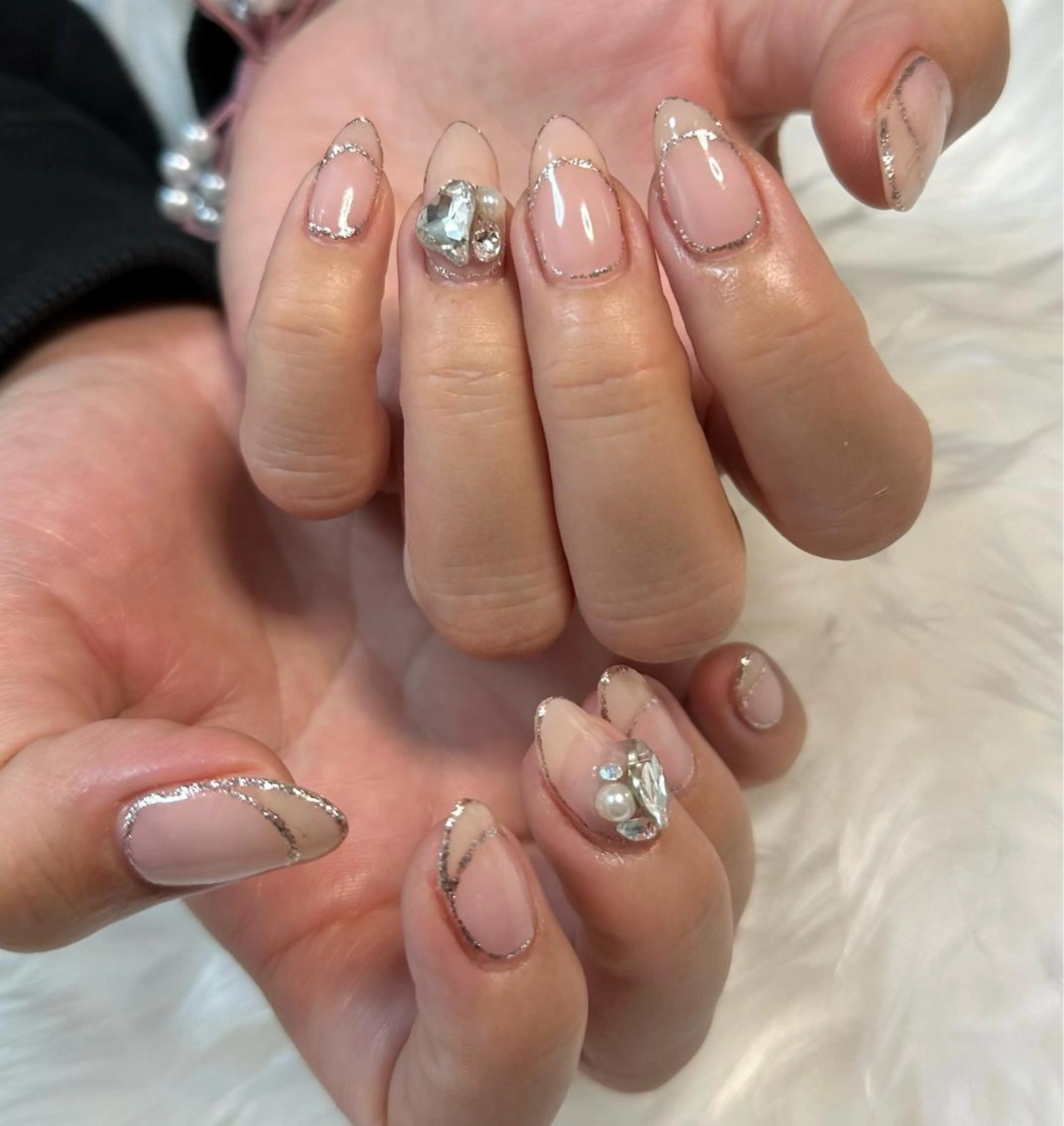 ネイル ストーンネイル amu nail. RINAのネイルデザイン