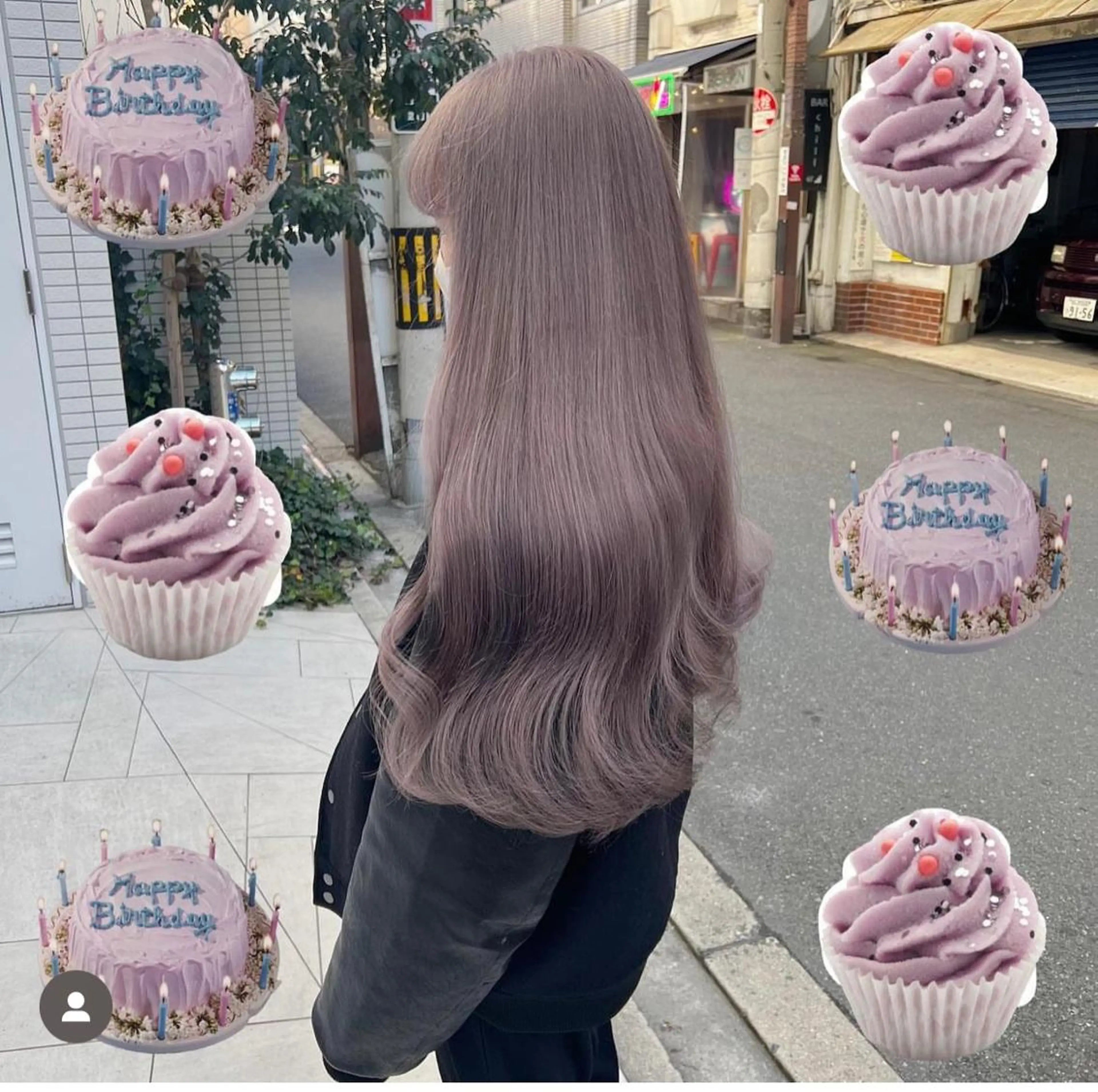 カラー 色落ちまで可愛い🧚 心斎橋hikaruのヘアスタイル