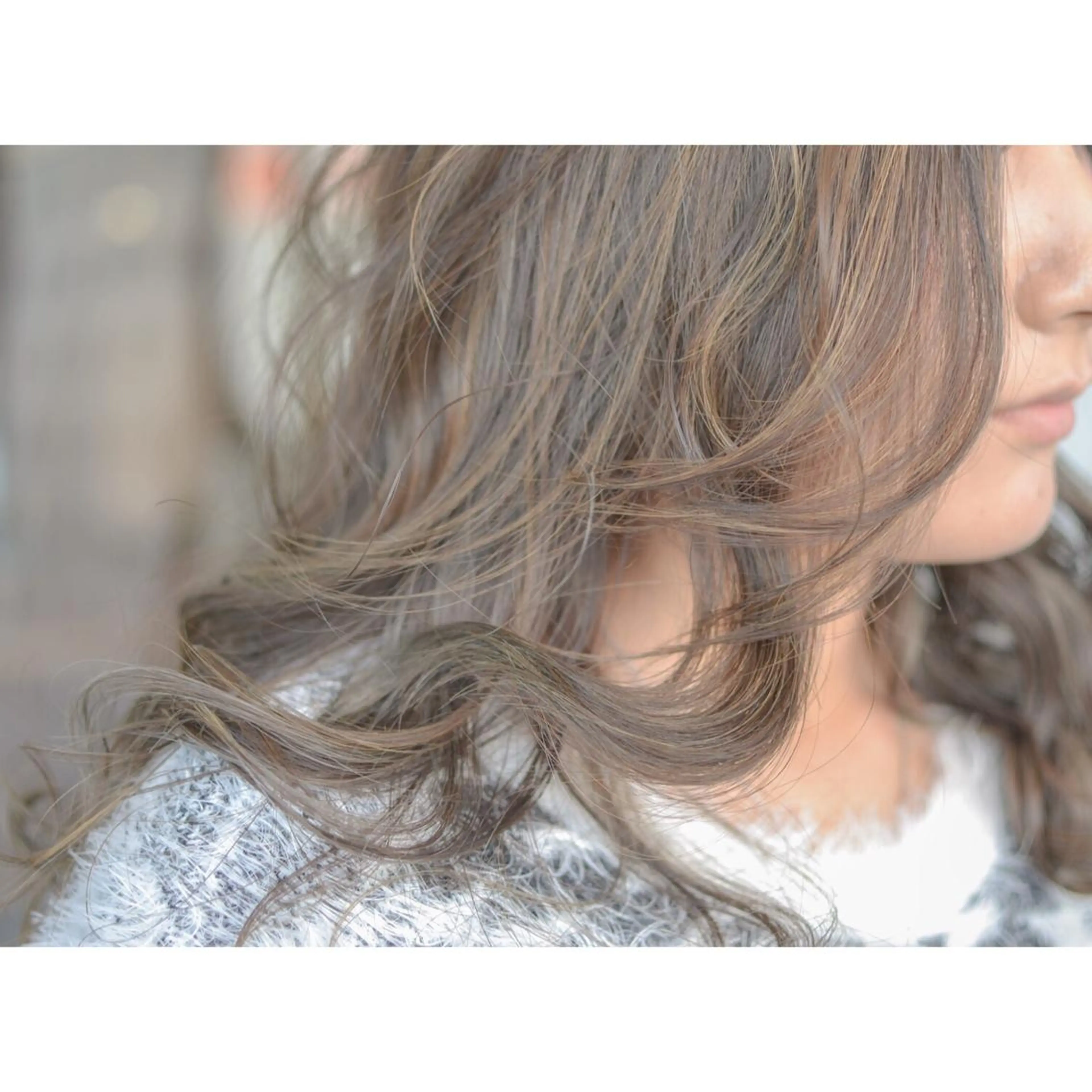 ミディアム カラー カット ヘアカラー トリートメント ヘアセット 圧倒的なクォリティ✨ waku 岡崎店のヘアスタイル