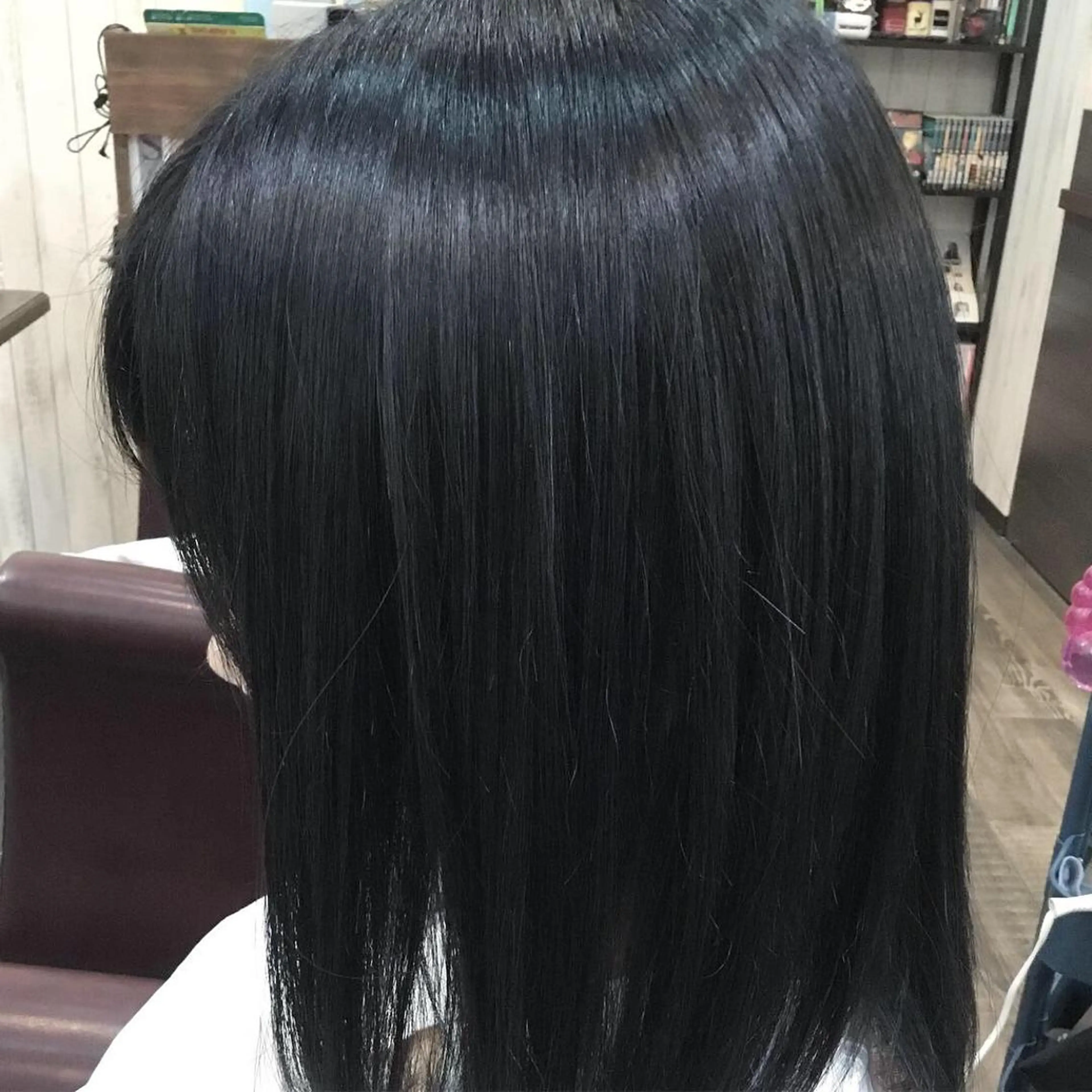 ミディアム カラー パーマ 金崎 新吾のヘアスタイル