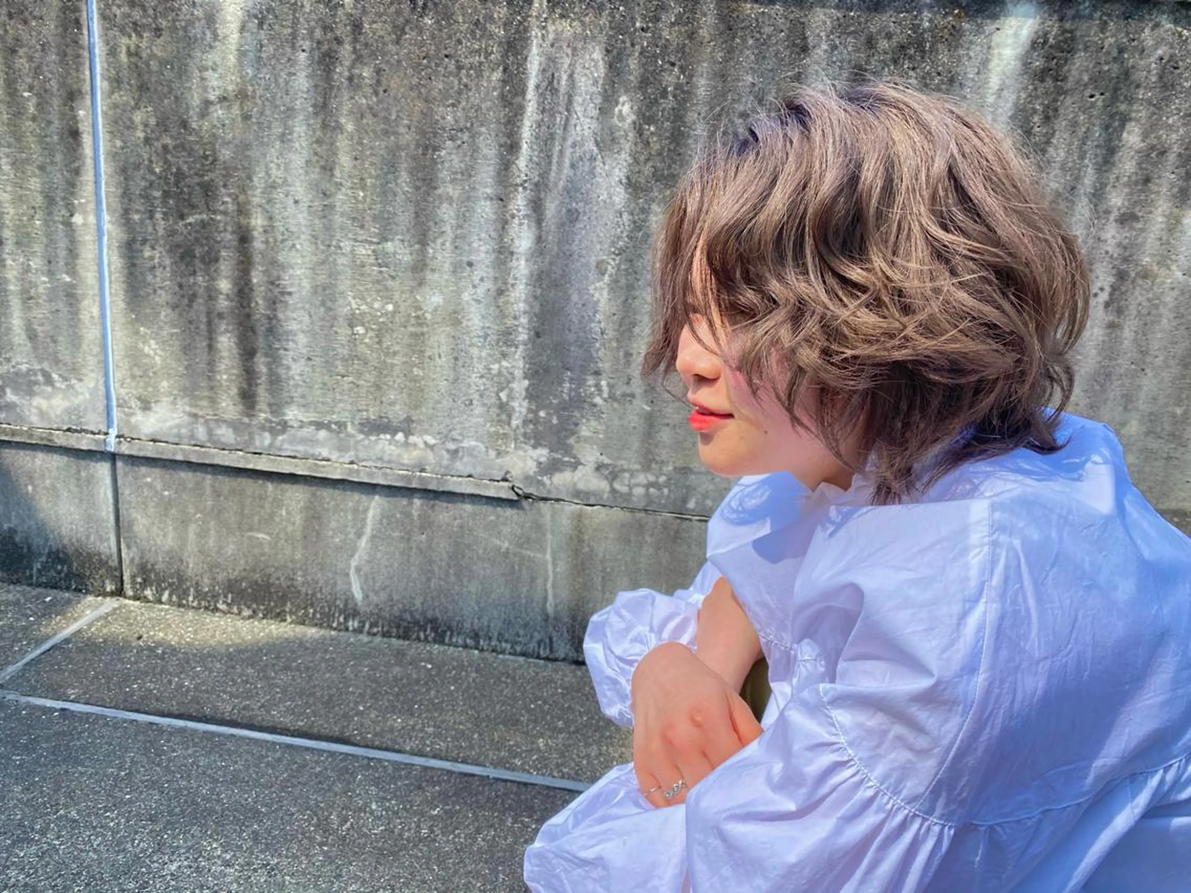 ミディアム カラー 栗田 大輝のヘアスタイル