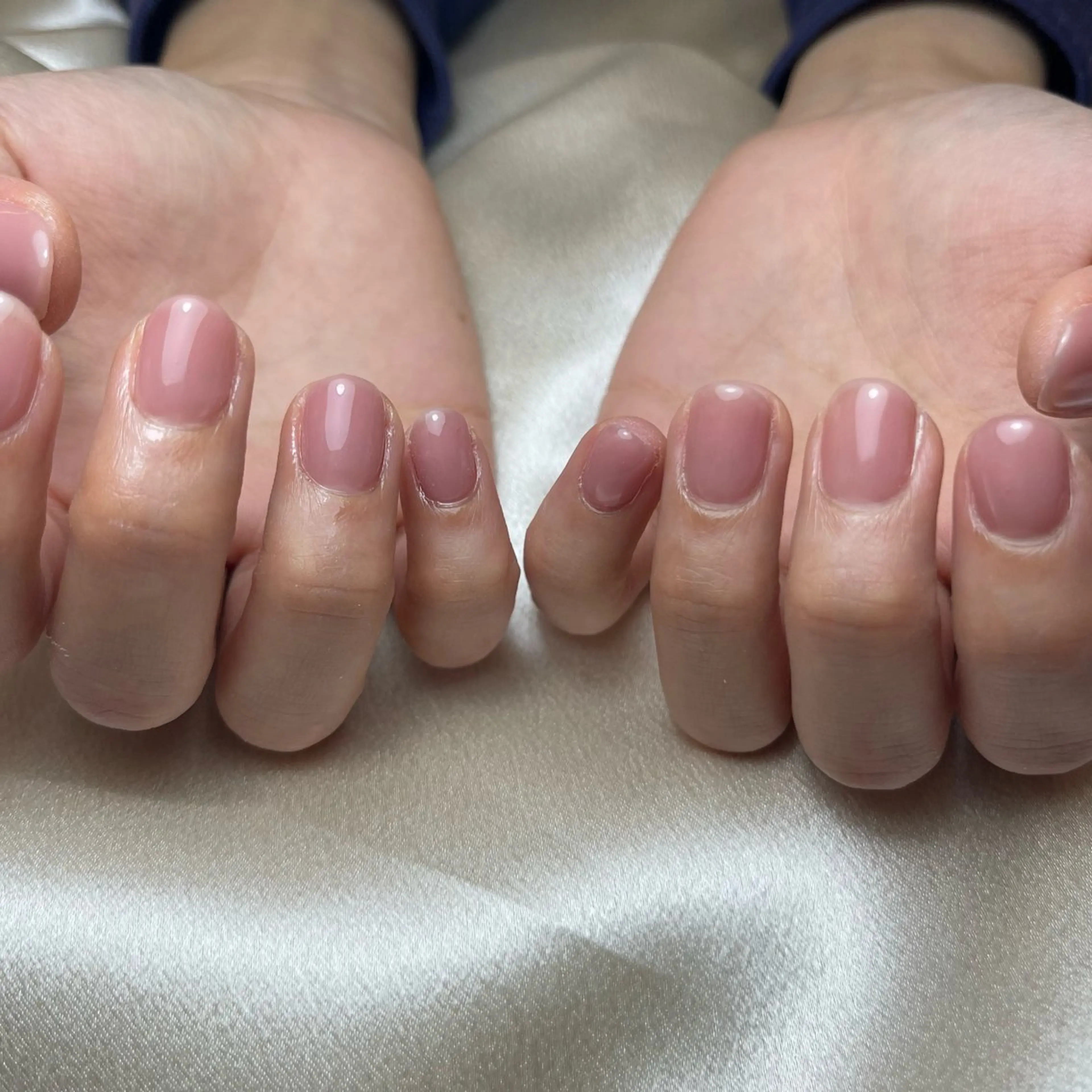 ネイル ワンカラーネイル 🧁fein. nana🩵のネイルデザイン