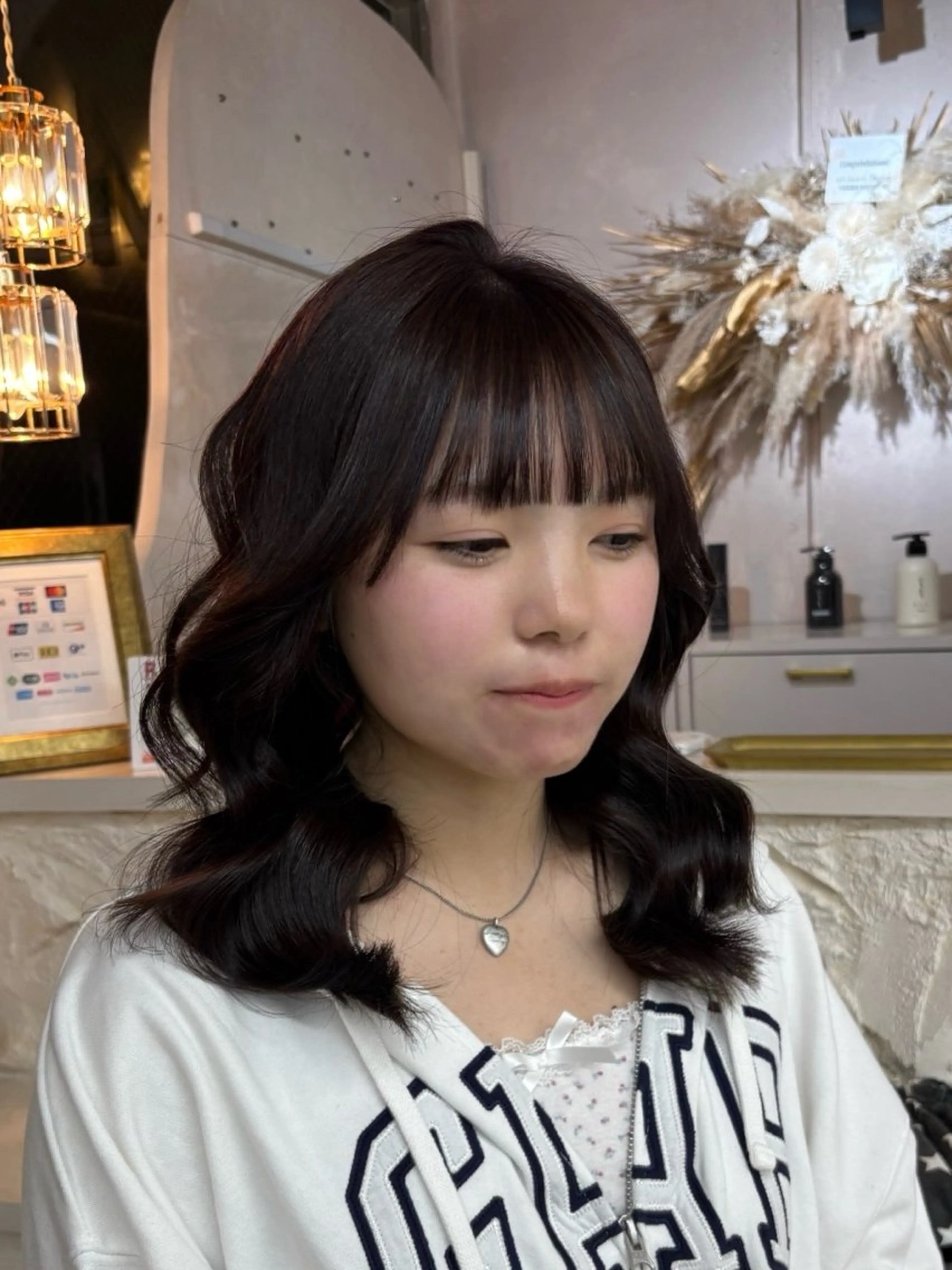 セミロング カラー ヘアカラー XELM高崎 nearaのヘアスタイル