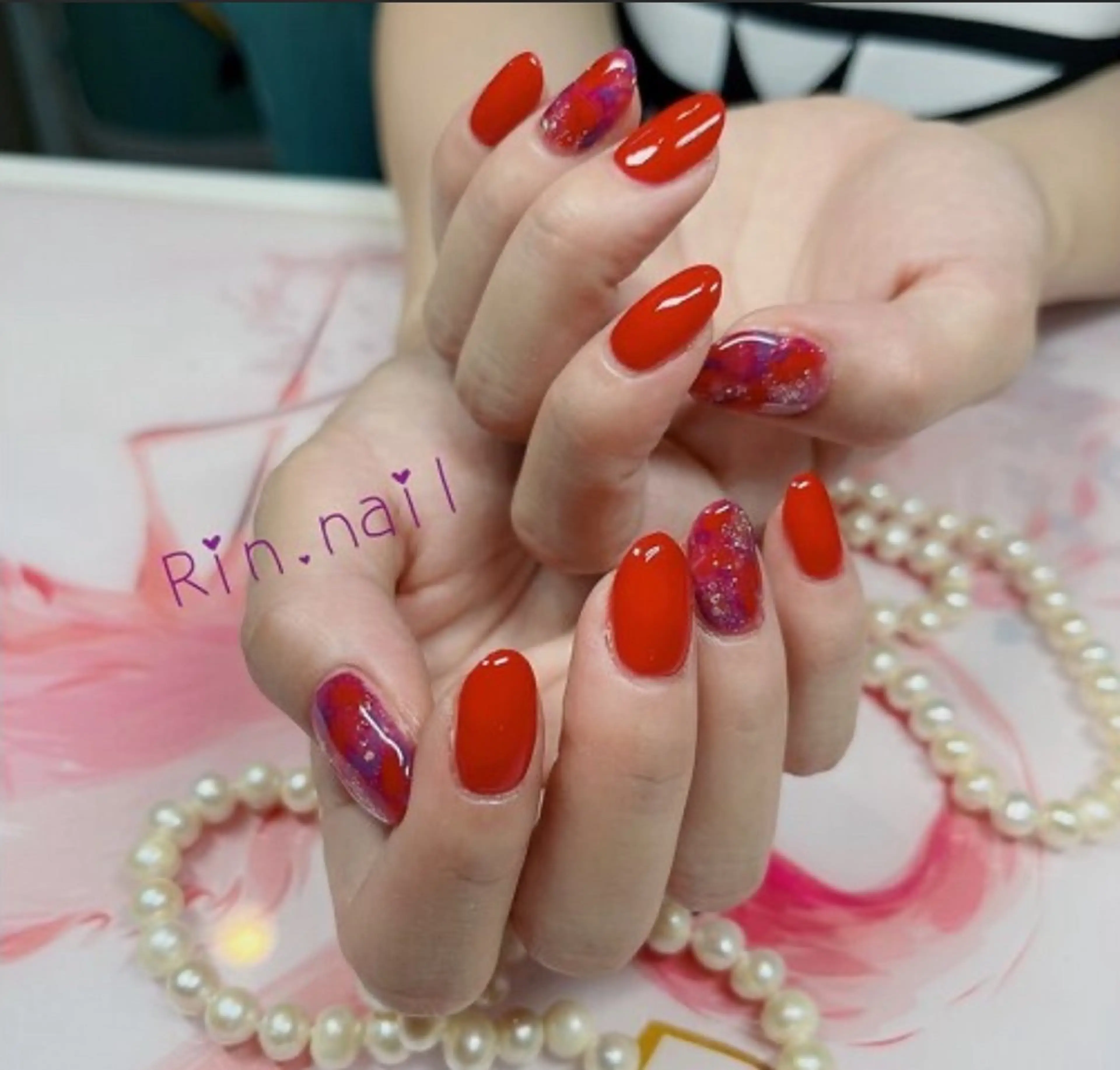 ネイル シンプルネイル R.beauty サロンのネイルデザイン