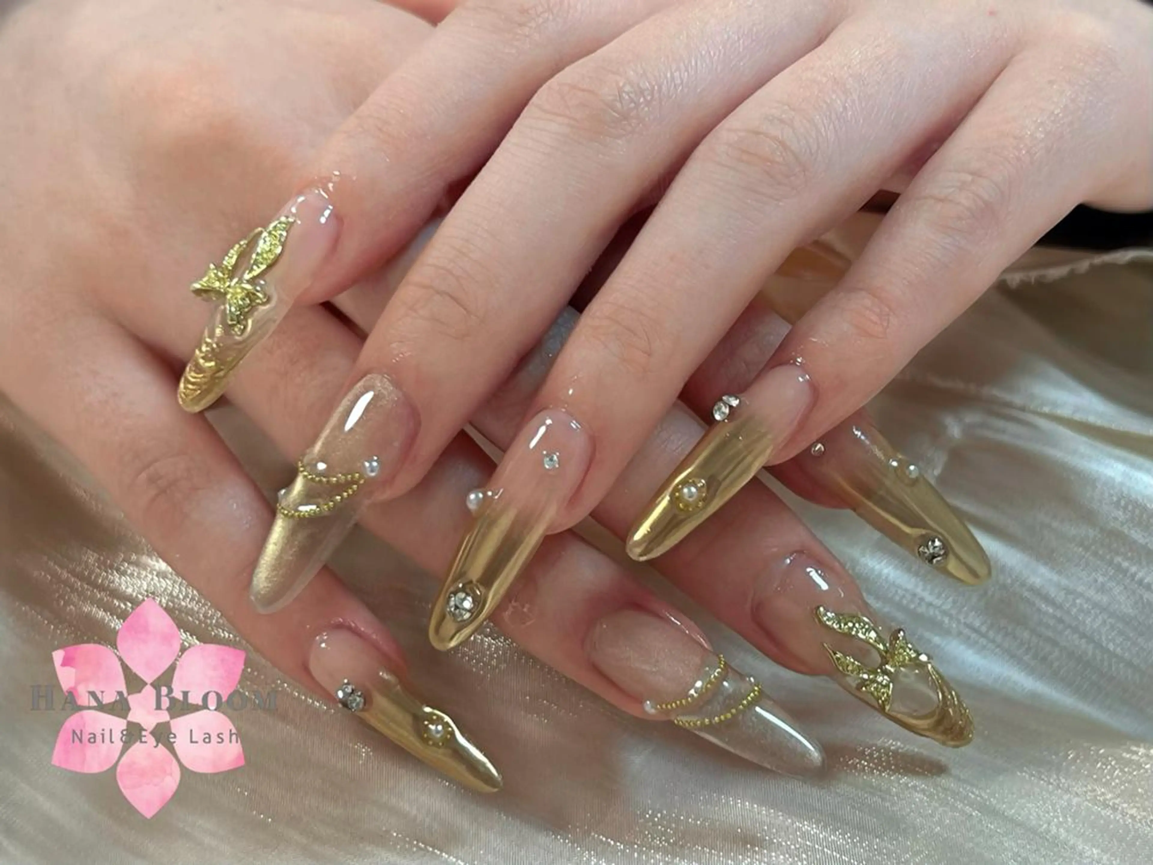 ネイル Hana Bloom Nail💛Rinaのネイルデザイン