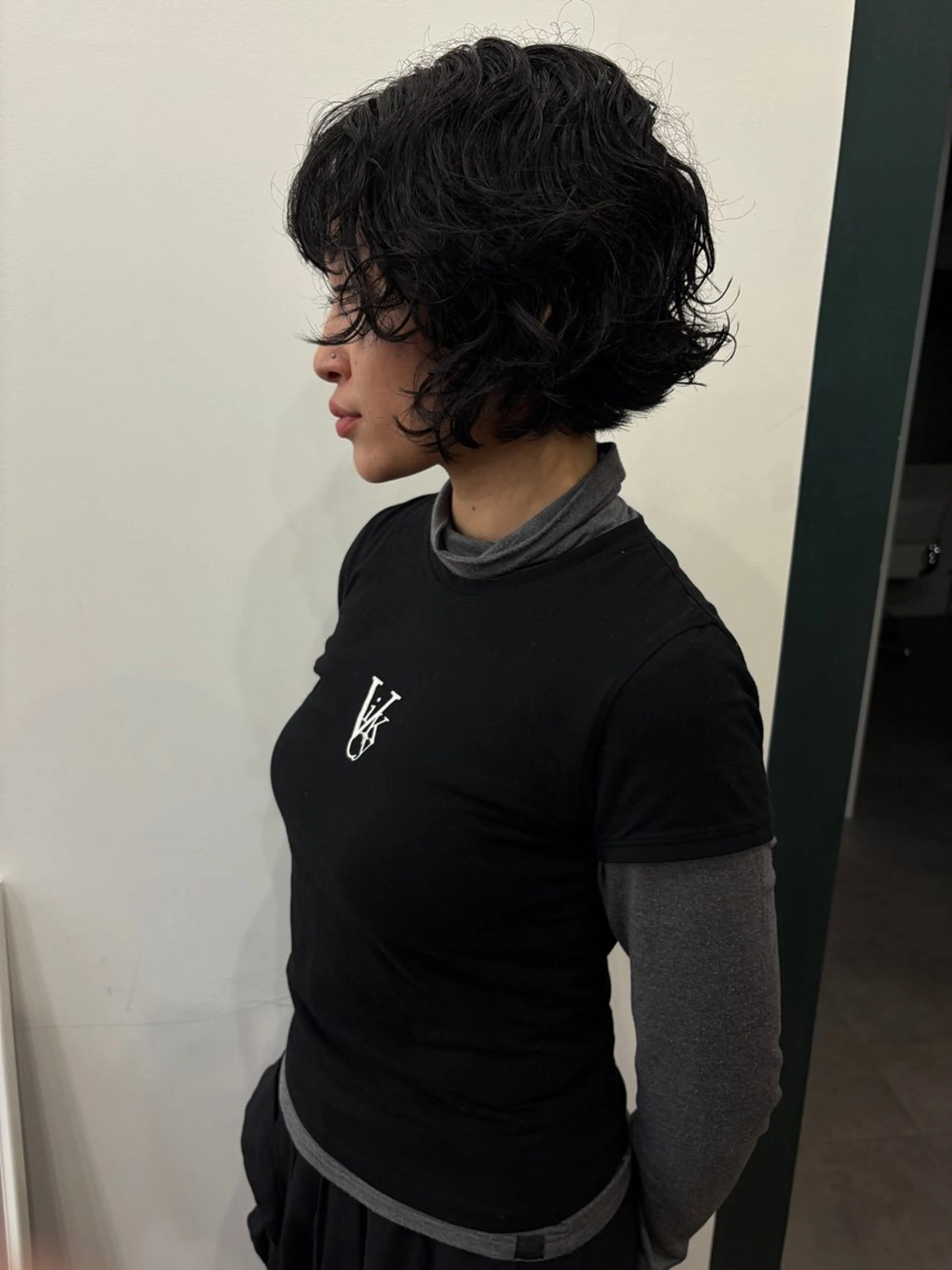 カラー りく　海外ヘアー オシャレのヘアスタイル