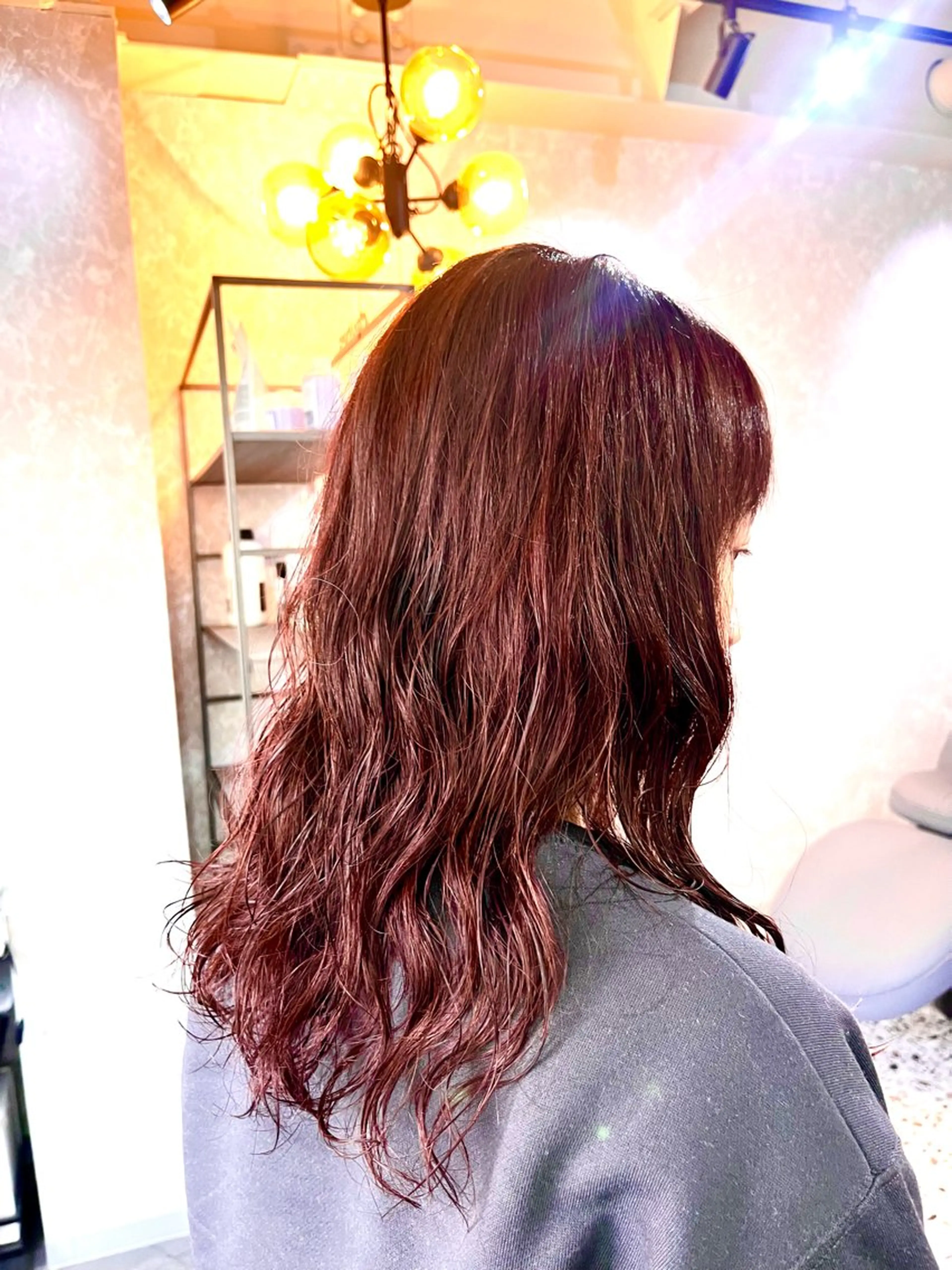 カラー 池田 真衣のヘアスタイル