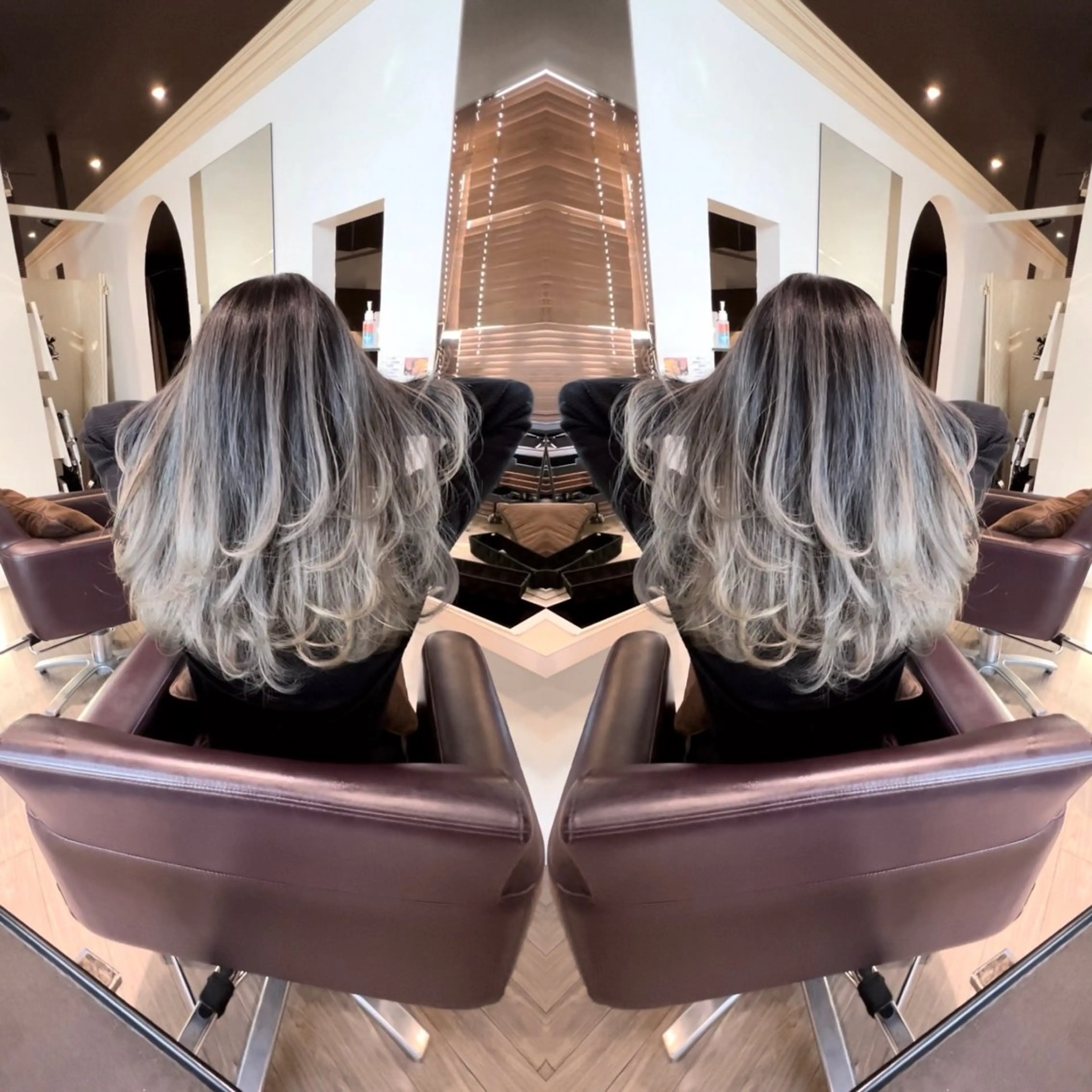 ロング カラー カット hair &eye LAWE.店長のヘアスタイル