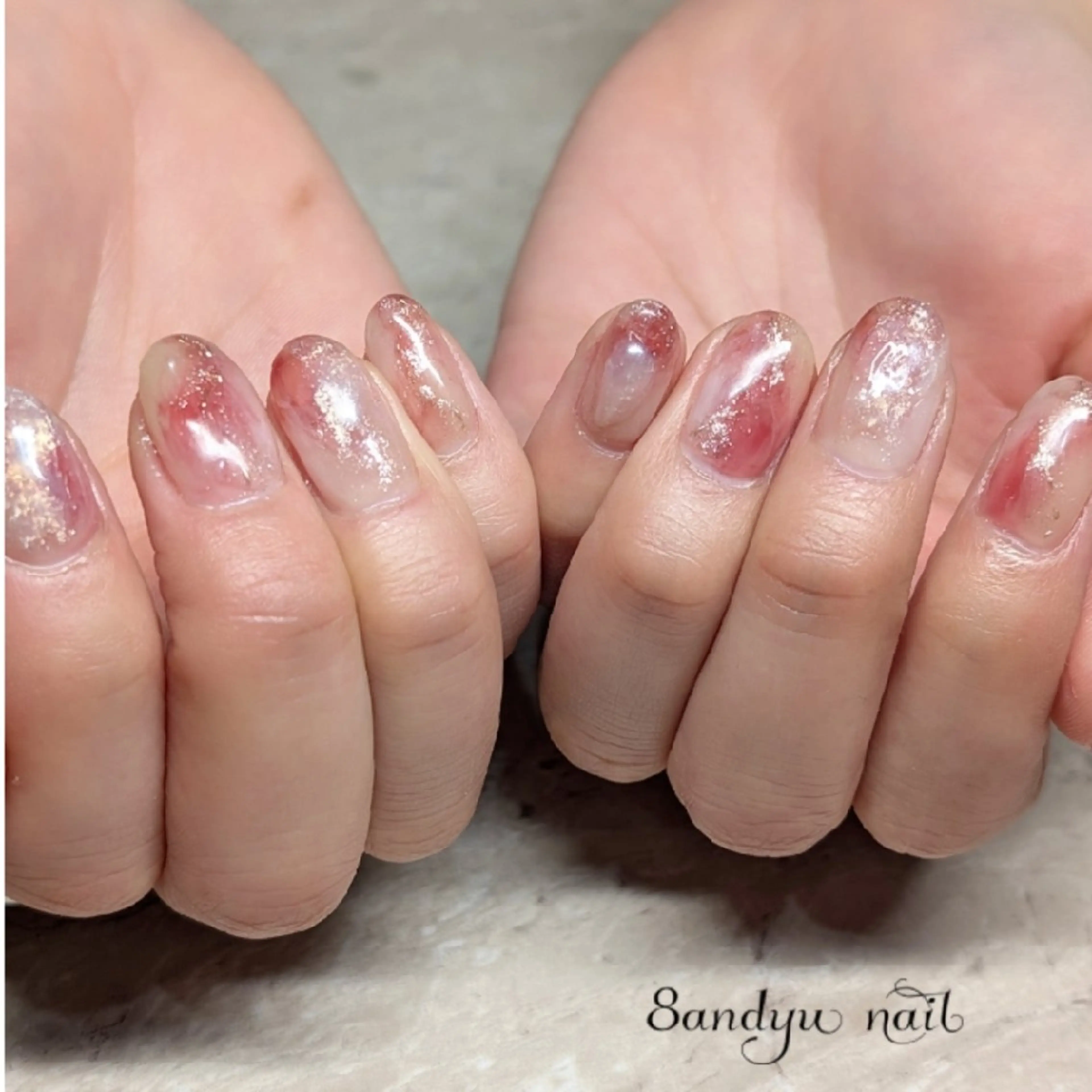 ネイル ニュアンスネイル ハンドネイル 8andyu nail♡のネイルデザイン