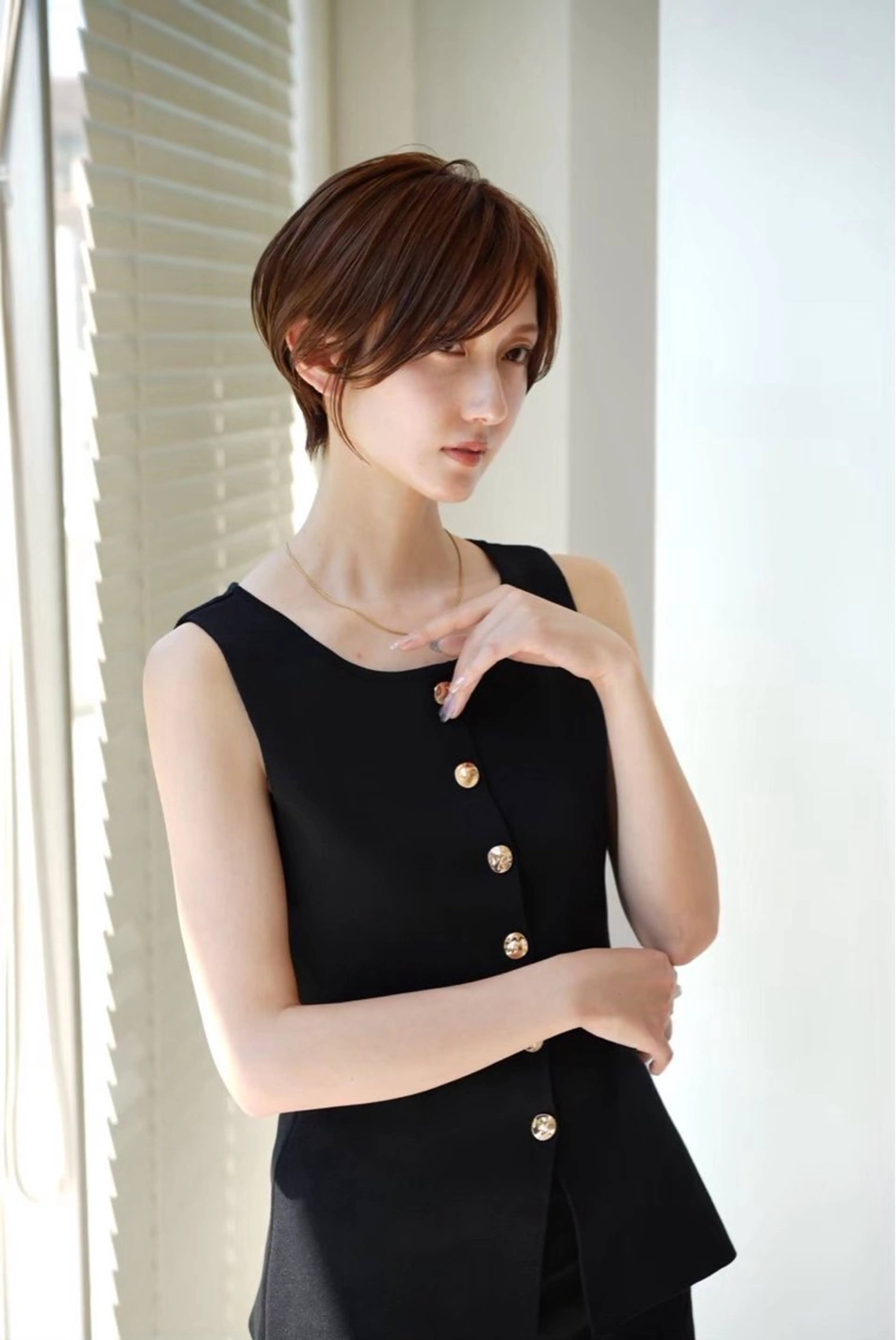 ショート カラー 加賀 千聖 /soigneのヘアスタイル