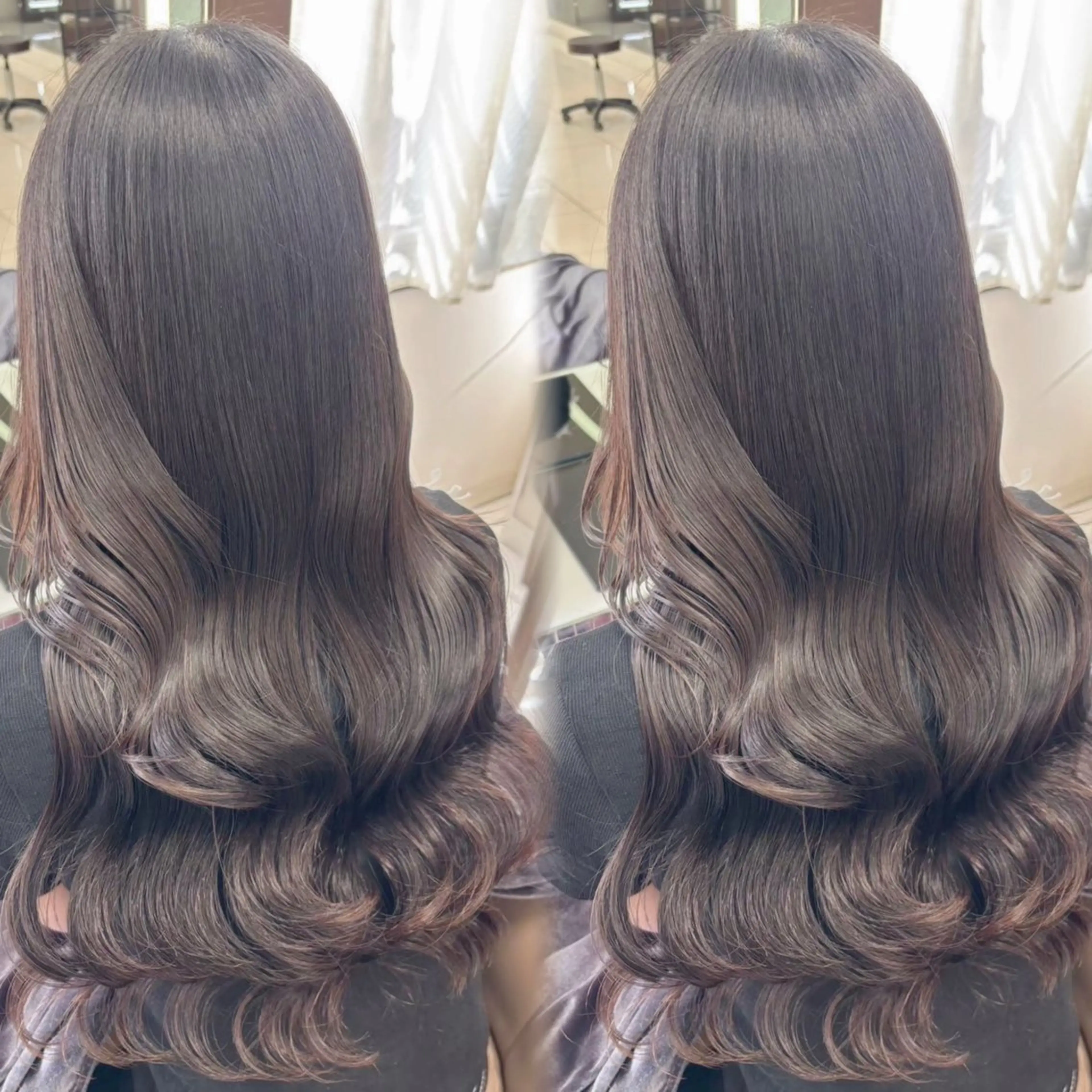 ロング カラー 透明感カラー ヘアカラー エクステ 横浜 エクステ🎀/ カラー🌙┊︎もものヘアスタイル