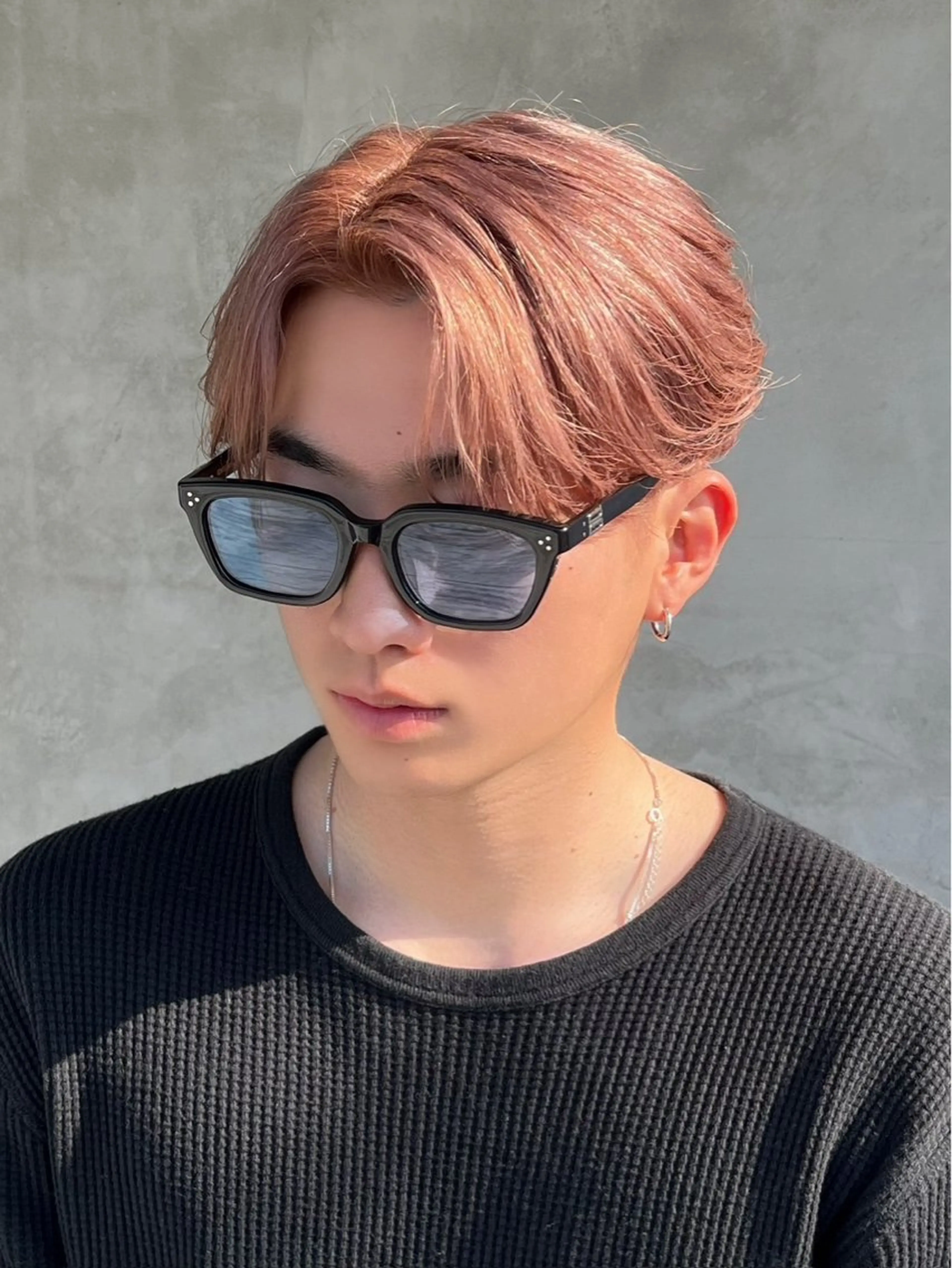 カラー パーマ メンズ センターパート ニュアンスパーマ 熊本メンズ/嘉島 /坂嶋大飛のヘアスタイル