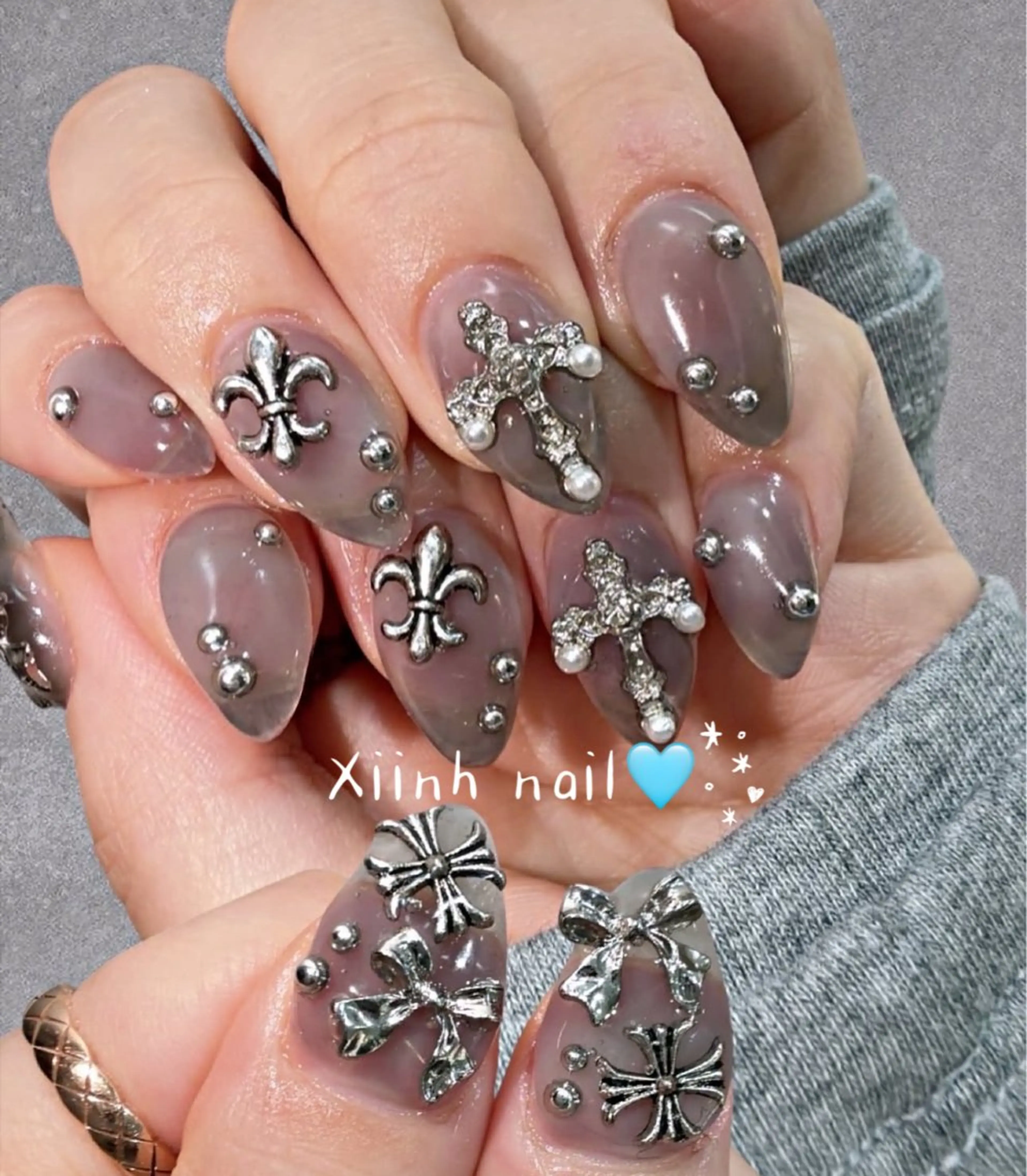 ネイル チークネイル 桜ネイル フットネイル ジェルネイル ハロウィン XIINH NAIL SALONのネイルデザイン