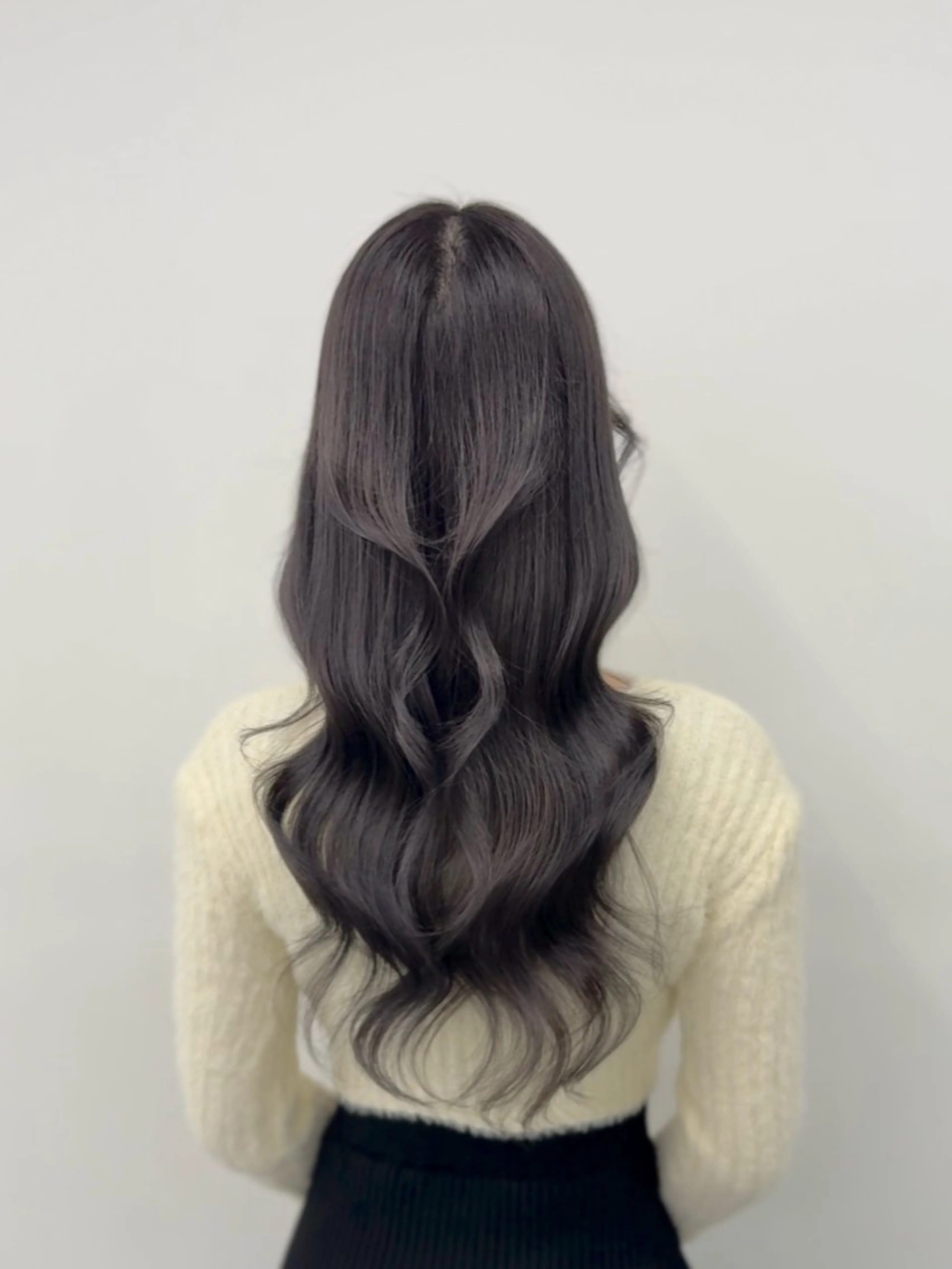 ロング カラー ヘアアレンジ ブリーチ ダブルカラー グレージュ ラベンダーカラー ラベンダーグレージュ ♦ブリーチなしカラー ×レイヤー♦中島良太のヘアスタイル