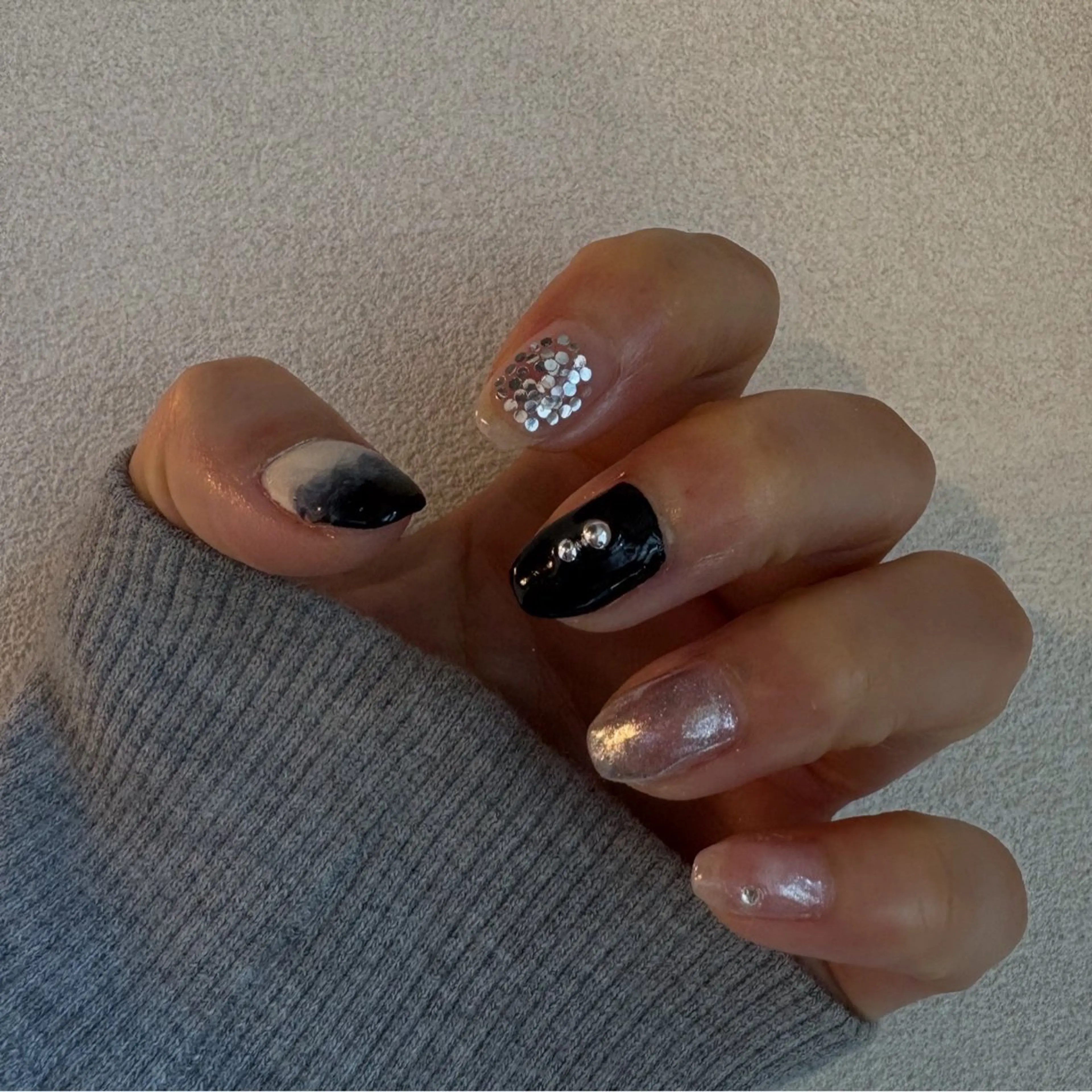 ネイル ニュアンスネイル ハンドネイル ネイルモデル様募集 hina-LooPのネイルデザイン