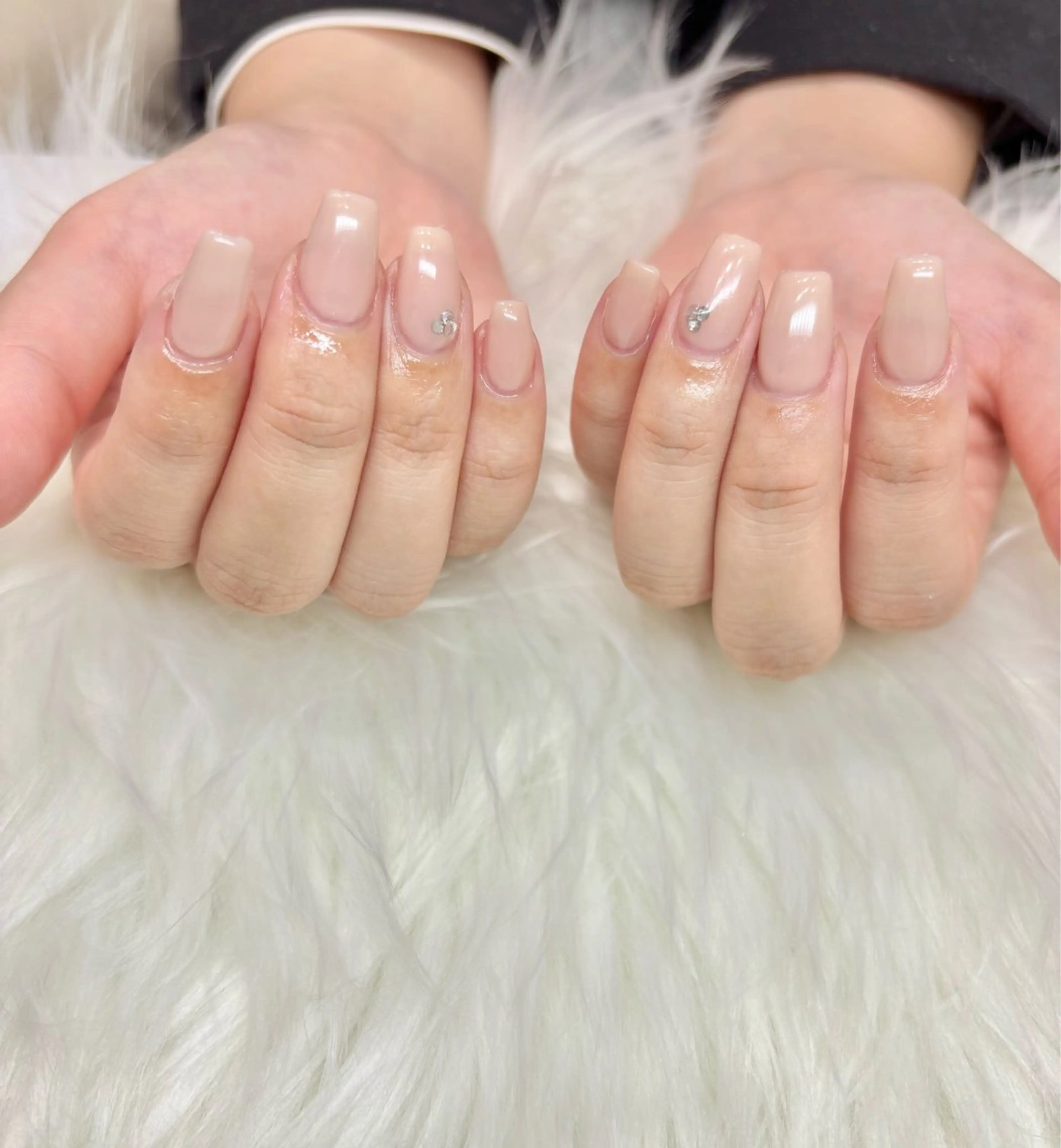 ネイル フレンチネイル グラデーション キラキラネイル 韓国ネイル マグネットネイル VOXJAPAN所属・VOXJAPAN CHIYURIのネイルデザイン