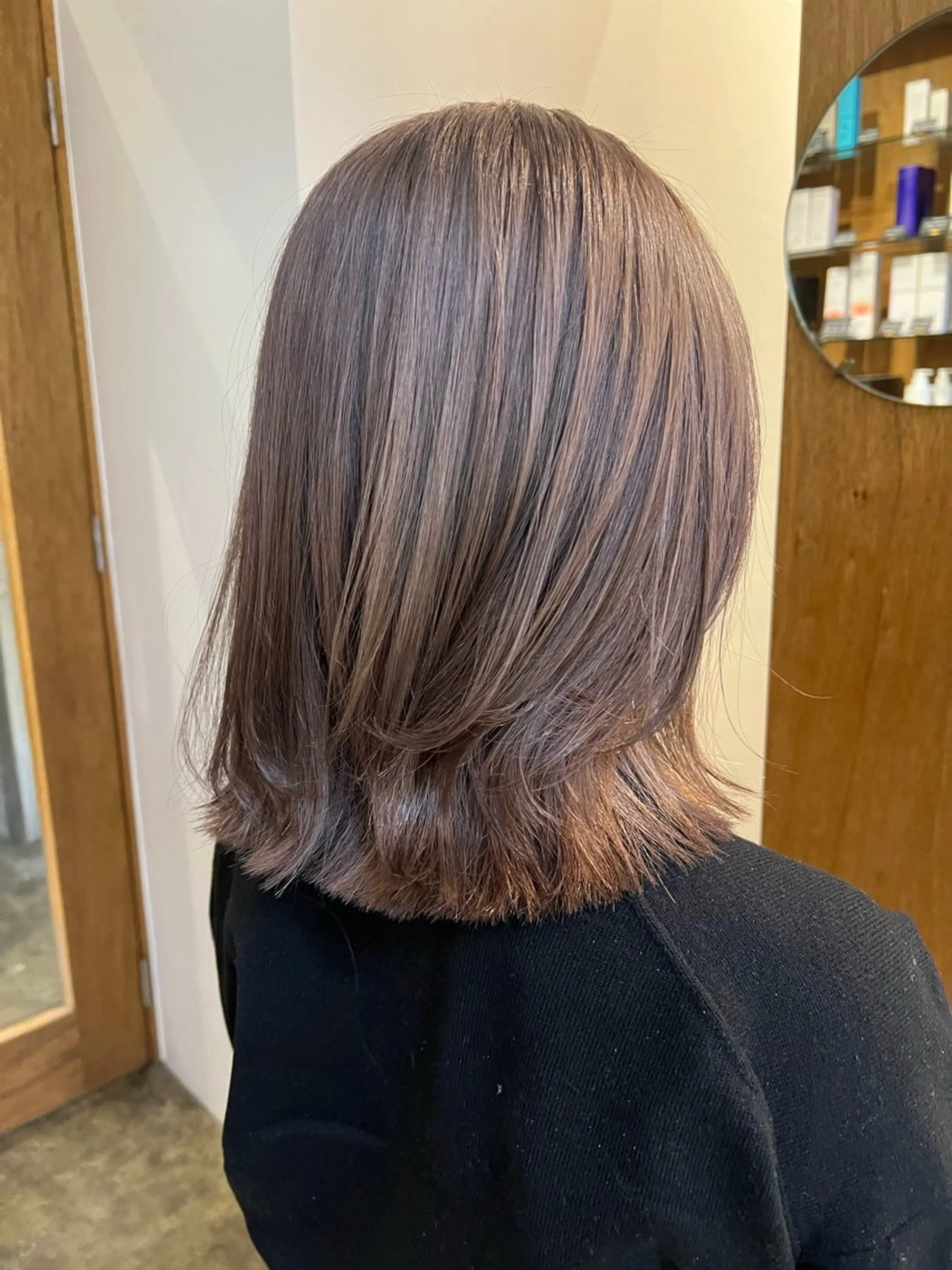 ミディアム ヘアカラー 鈴木 三保のヘアスタイル