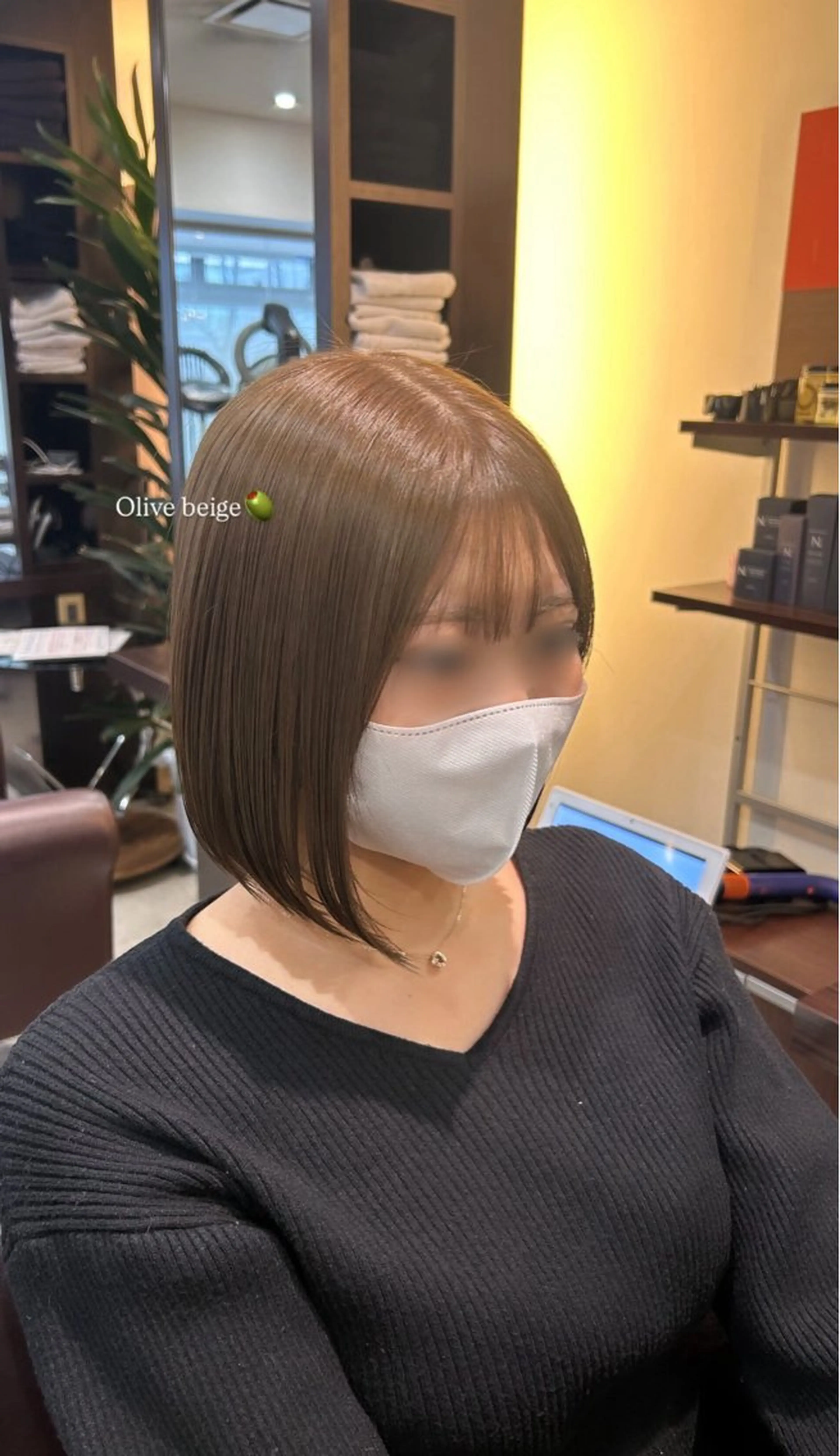 ショート カラー 坂本奈都美 🎀のヘアスタイル