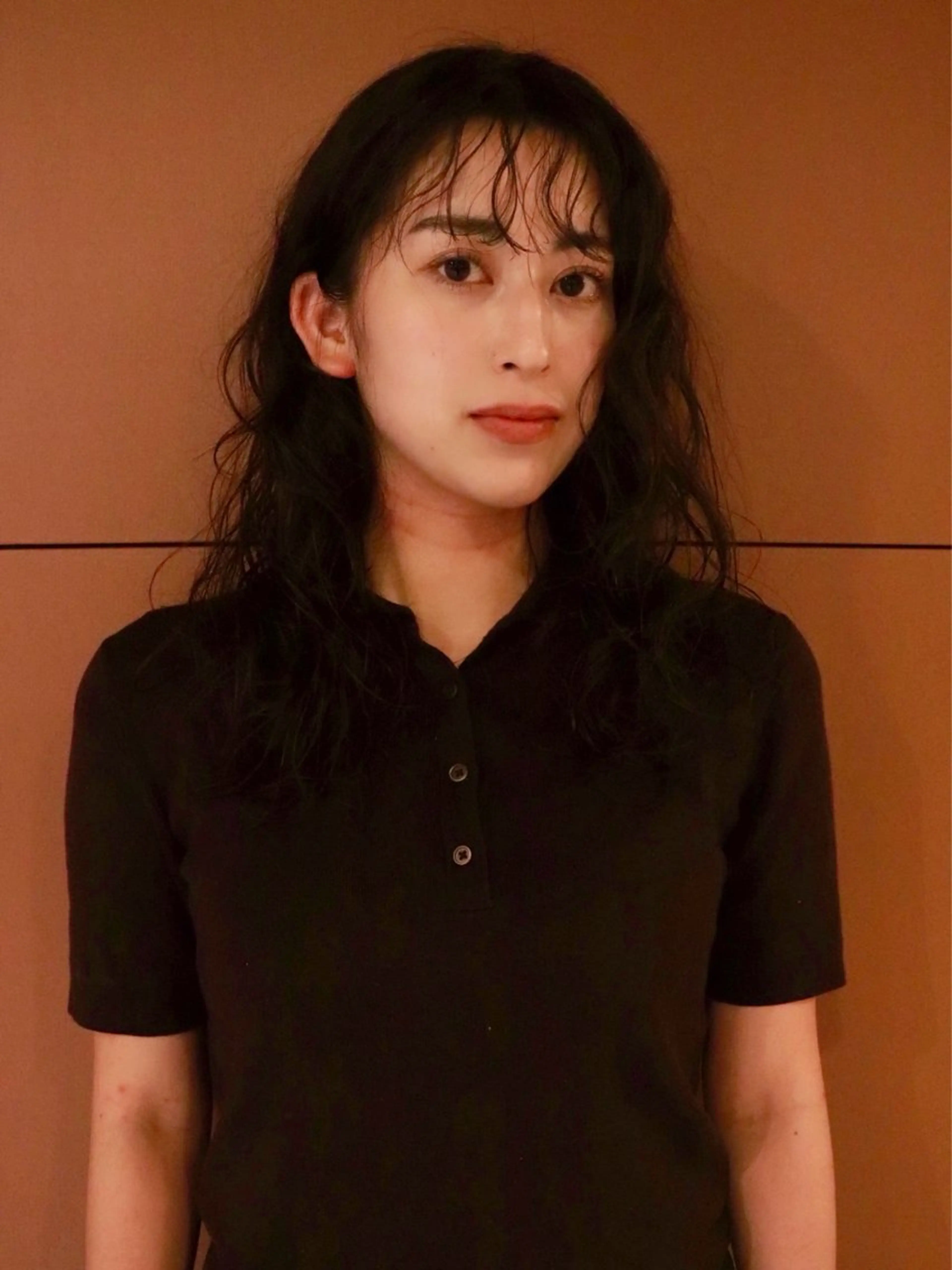 セミロング パーマ カット パーマ トリートメント 江草　真美果 hakuboのヘアスタイル