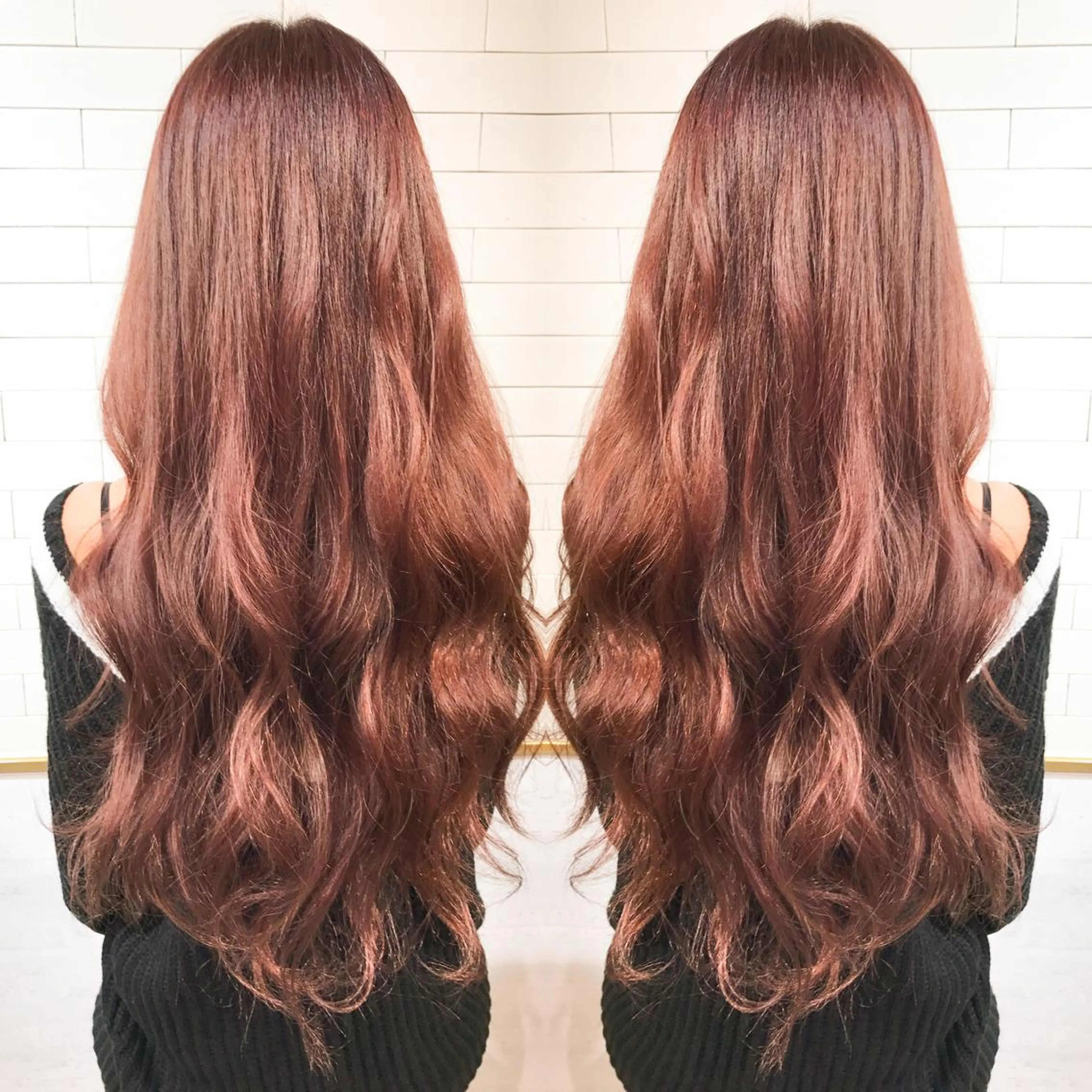 ロング カラー ベージュカラー ブリーチ オレンジ オレンジベージュ LA KING GINZA TOKYO所属・🧡ショートの達人 🧡SHOのヘアスタイル