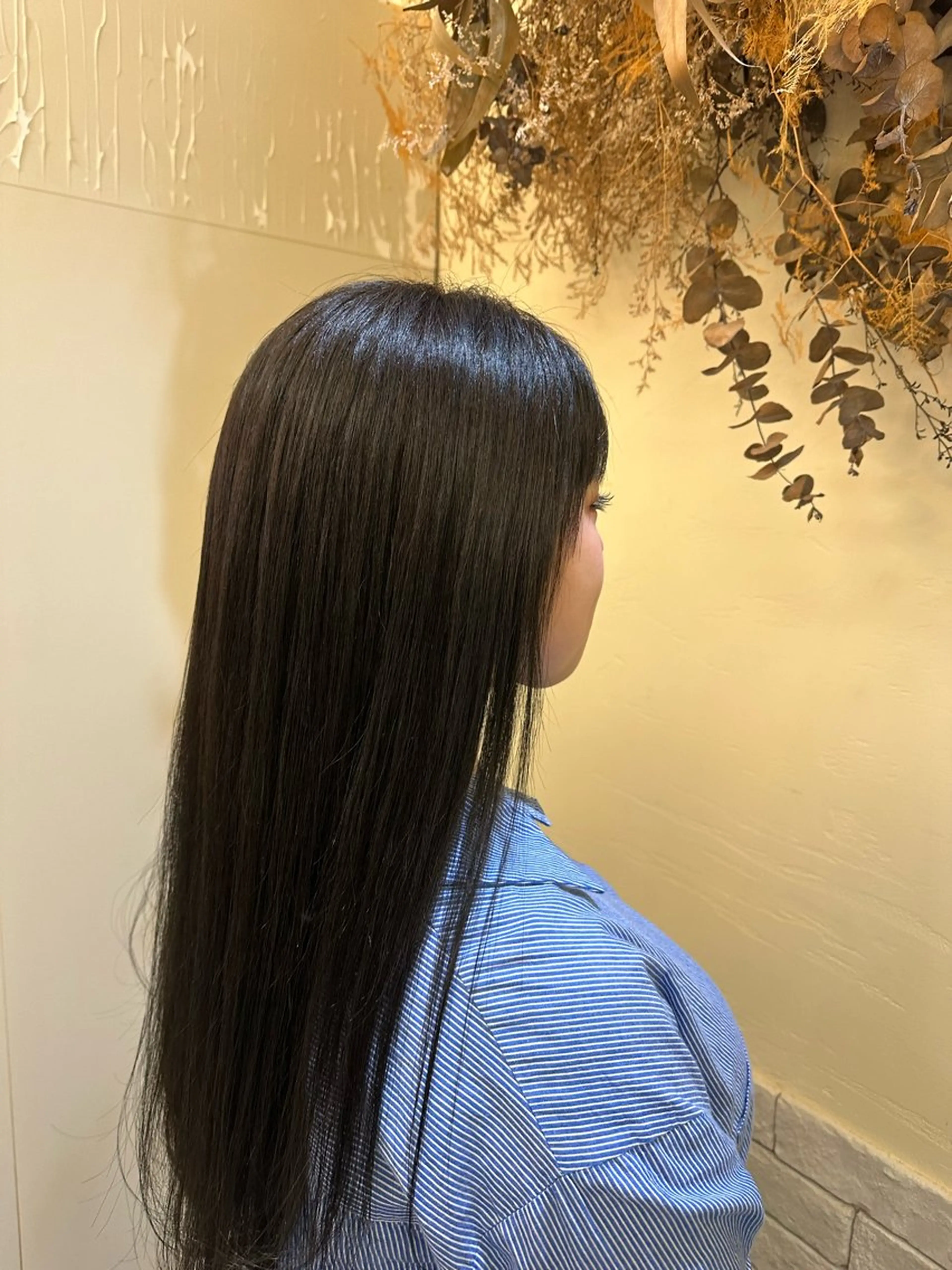 ロング カラー 福田 純香のヘアスタイル