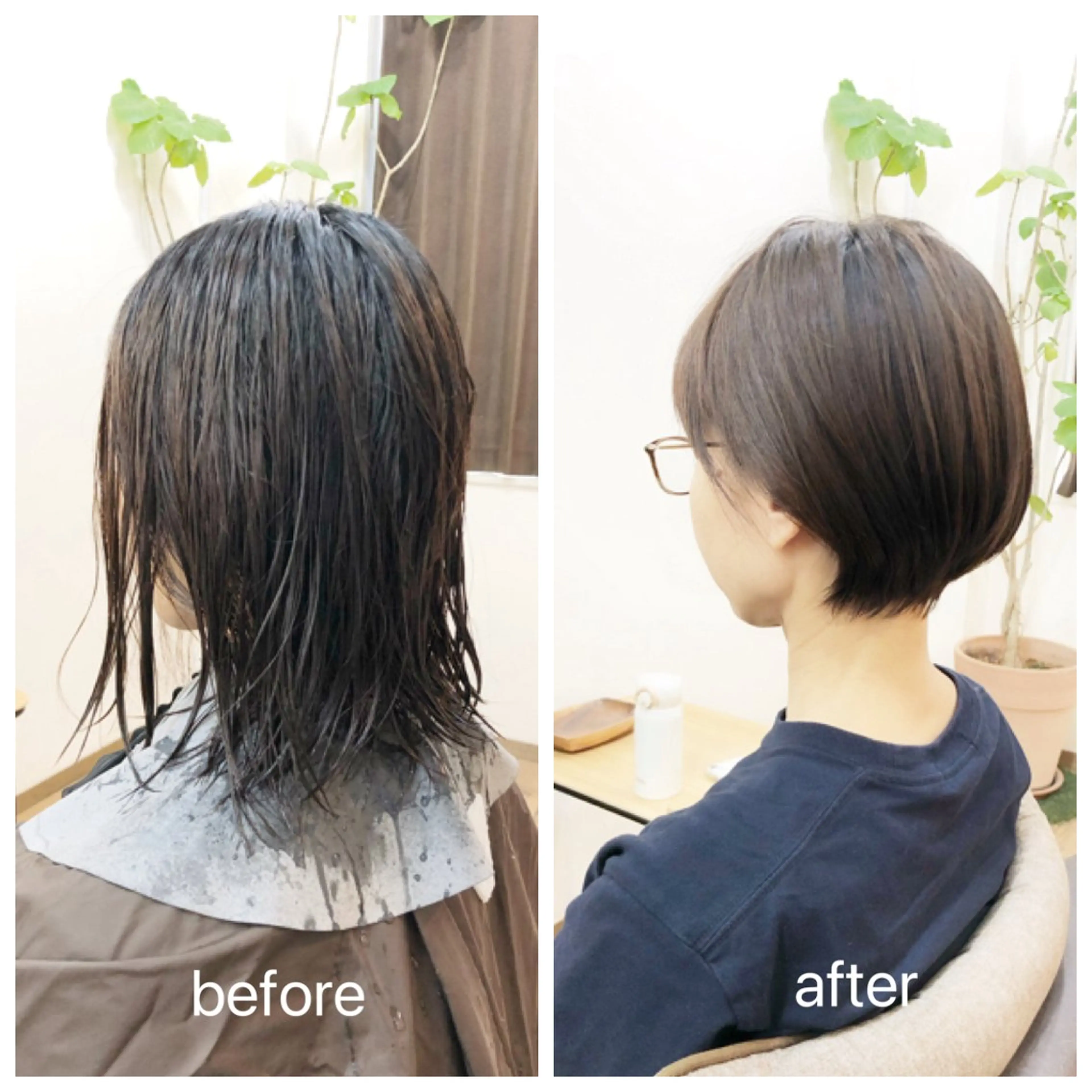 ショート カラー nest  のヘアスタイル