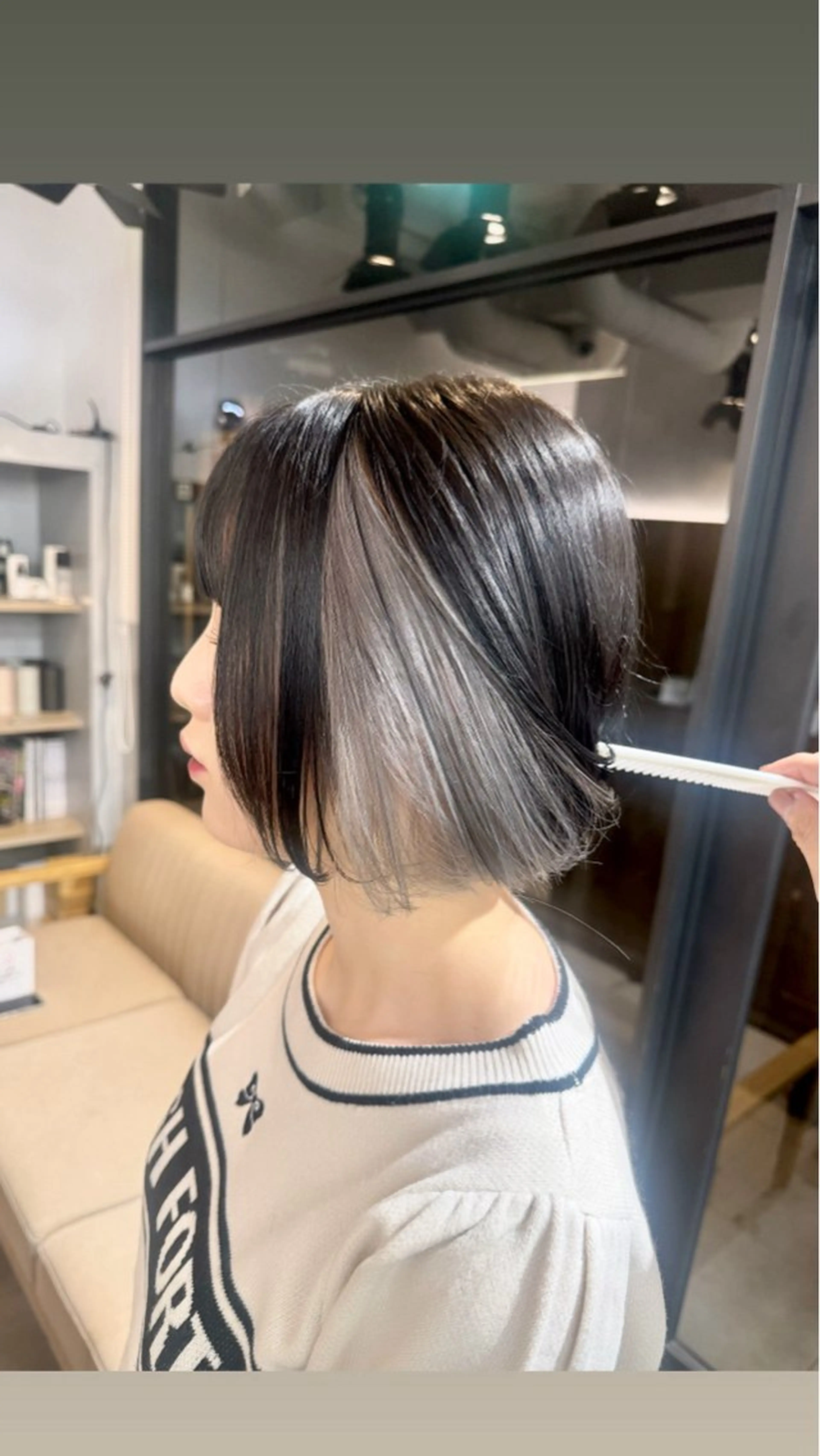 ミディアム カット ヘアカラー トリートメント ✨本日空きあります✨ 遠田コウヘイ🌟のヘアスタイル