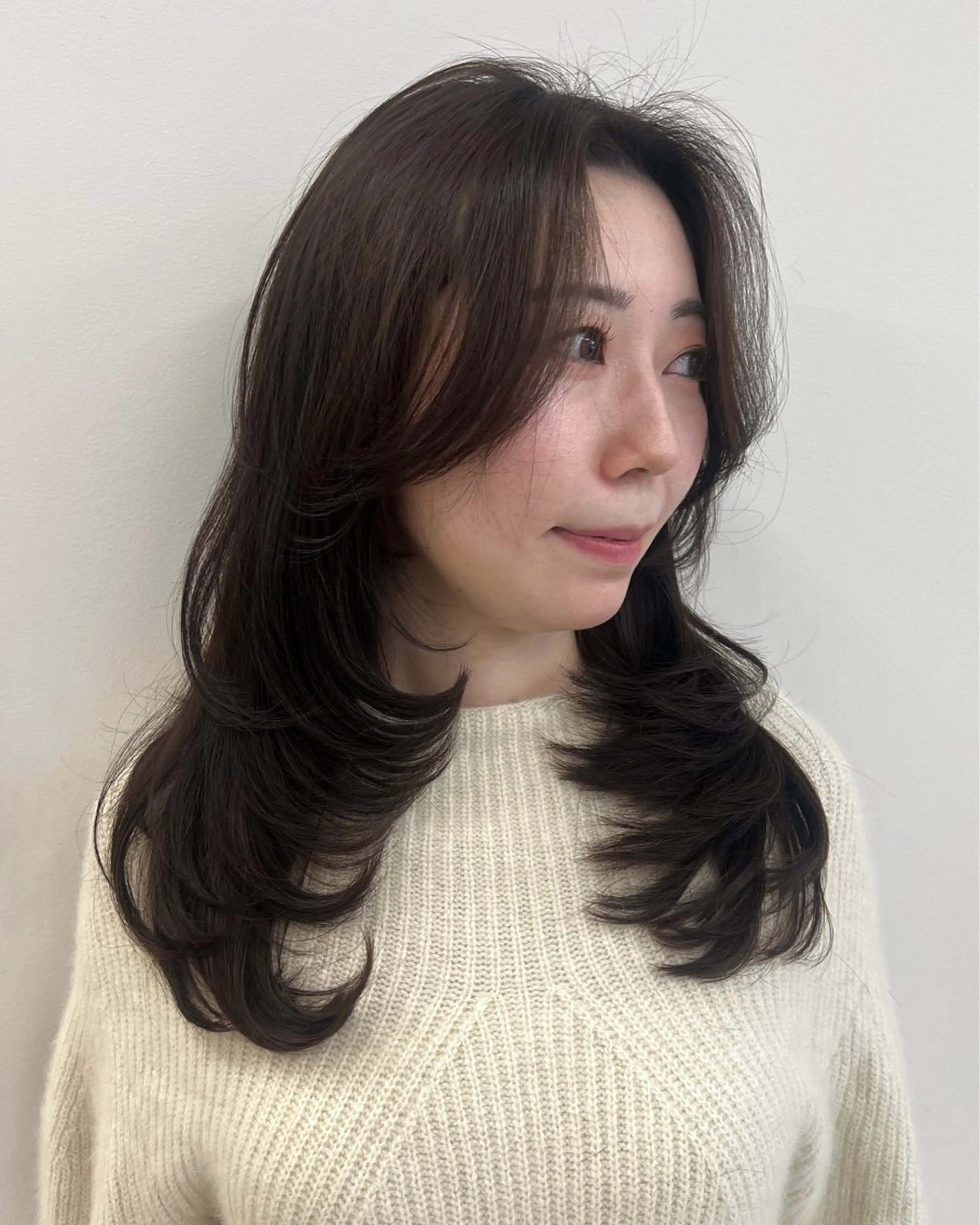 ロング 💖韓国風💖 レイヤー/LISAのヘアスタイル