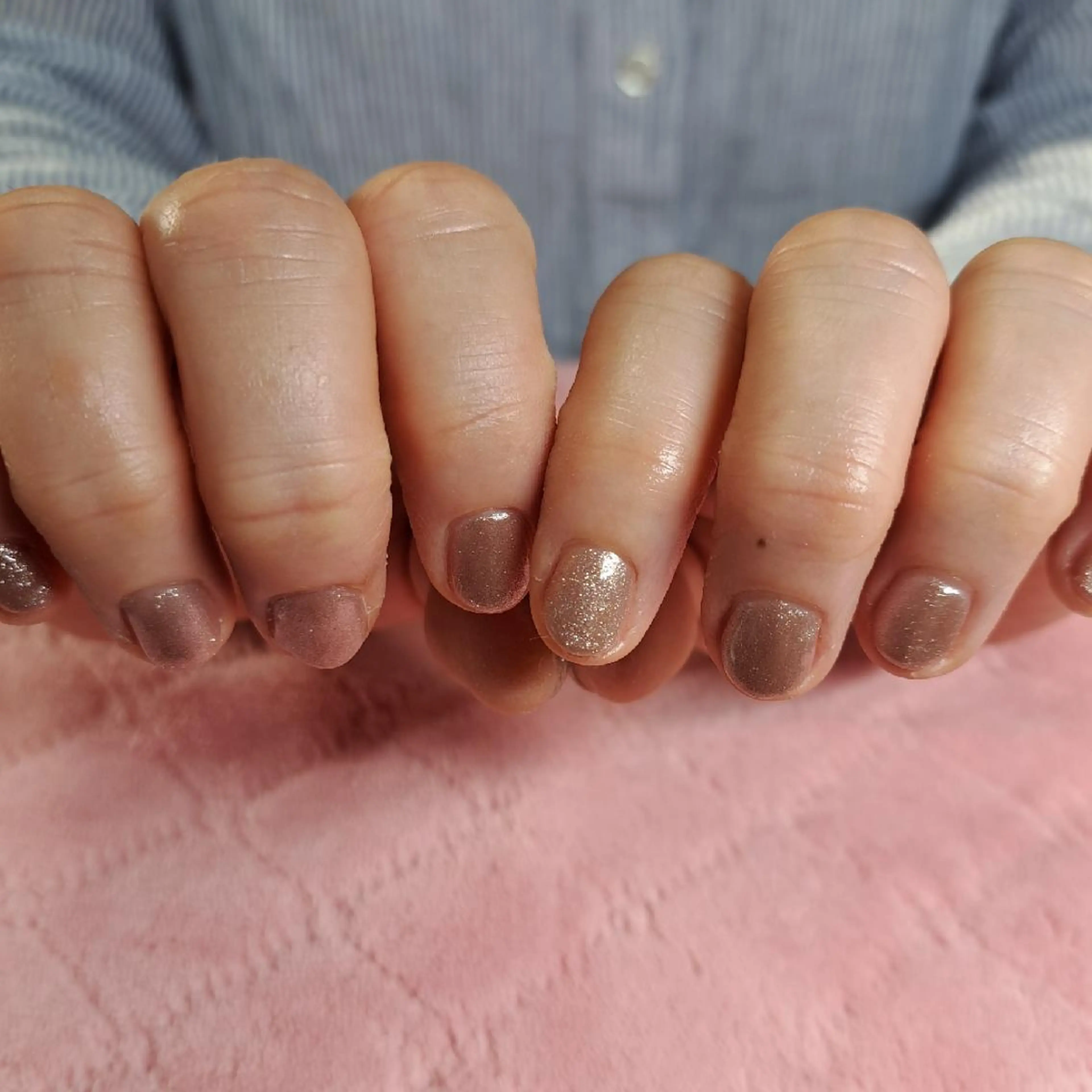 ネイル ジェルネイル ゴールド ワンカラーネイル HAYASHI  Nのネイルデザイン