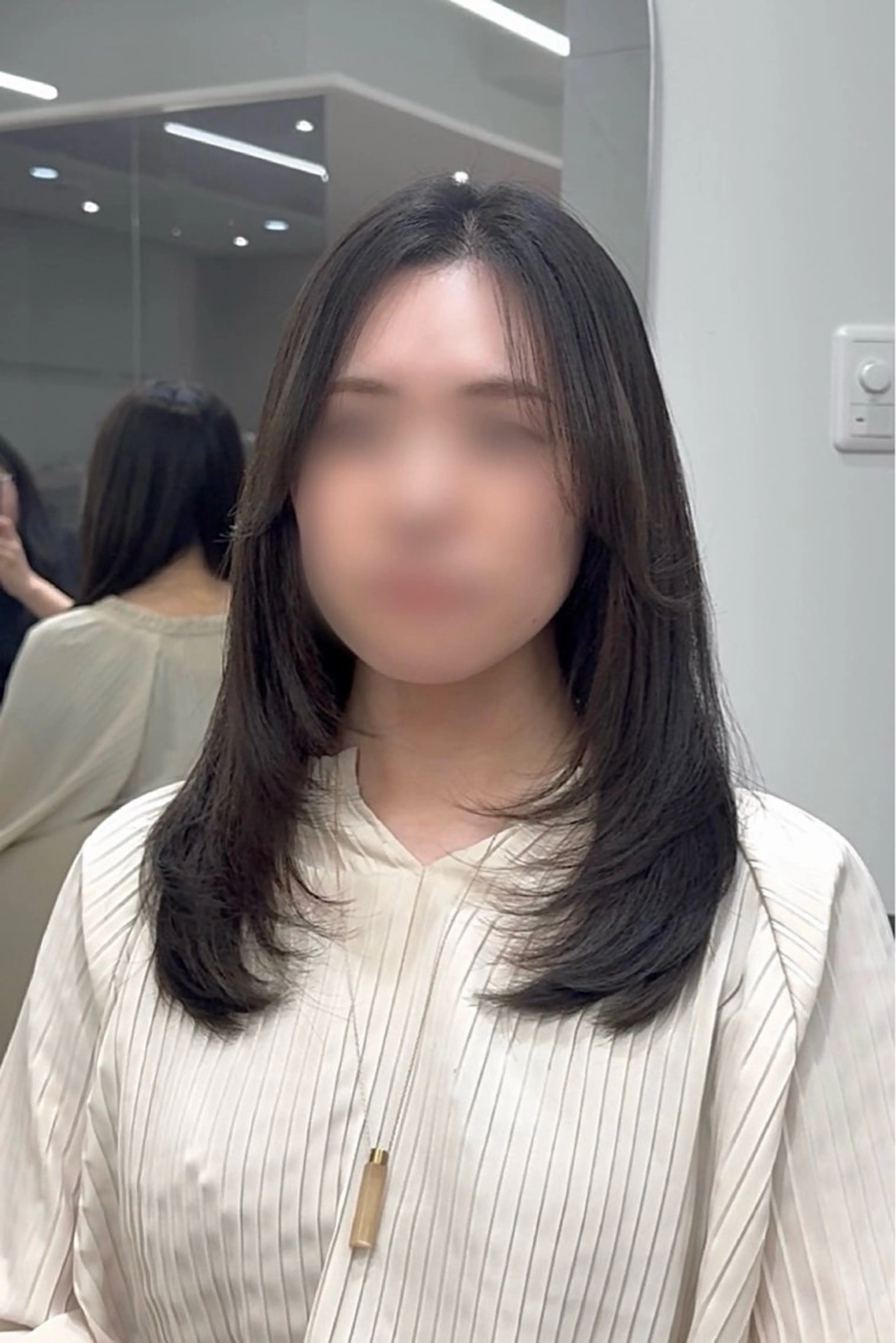 ミディアム カラー パーマ ヘアアレンジ カット ヘアカラー トリートメント ヘアセット パク・ボミン小野リエ 韓国ハーフ🦊のその他イメージ
