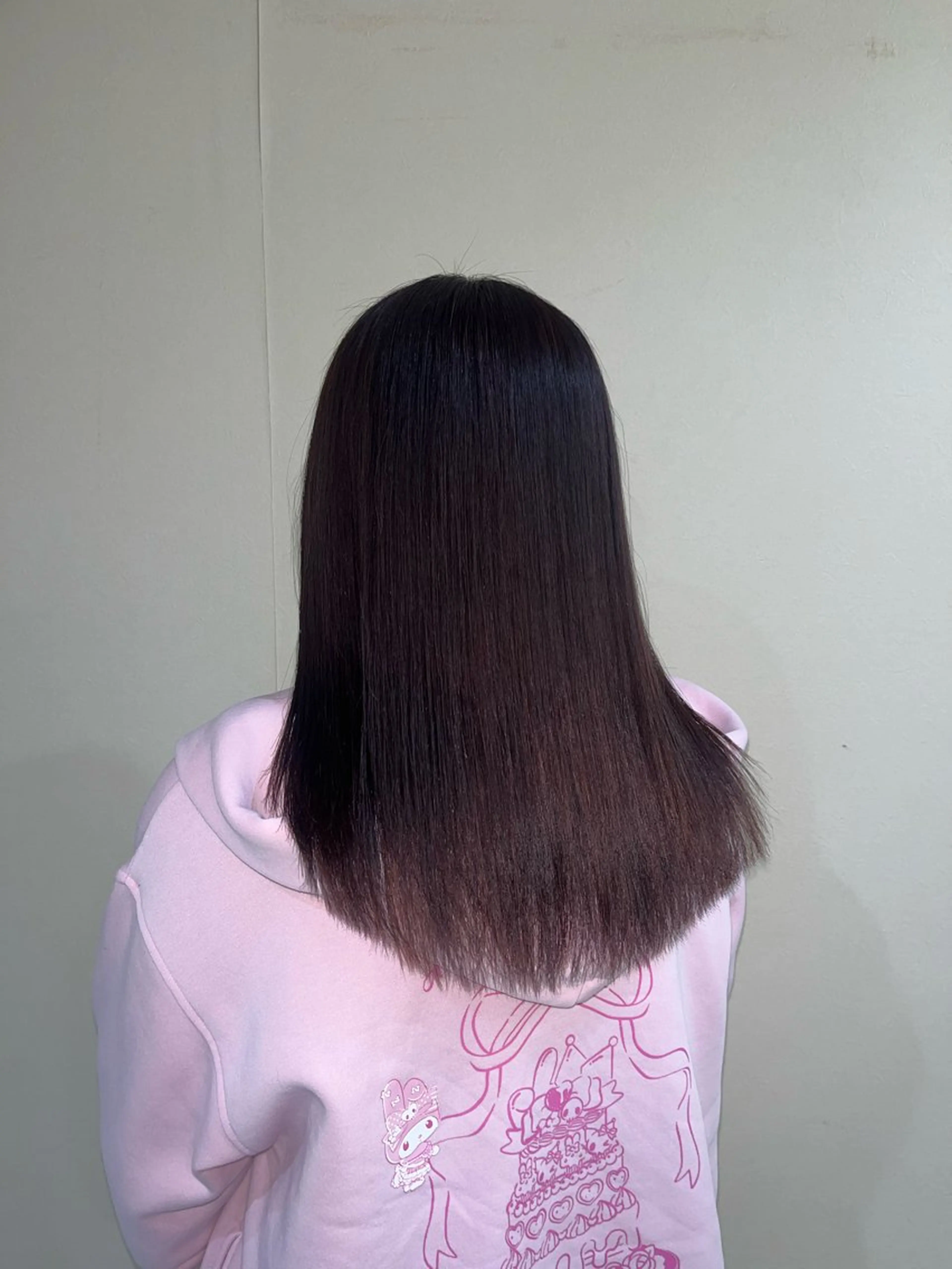 ロング カラー 艶カラー/暗髪/韓国 /着付け/ムカワのヘアスタイル