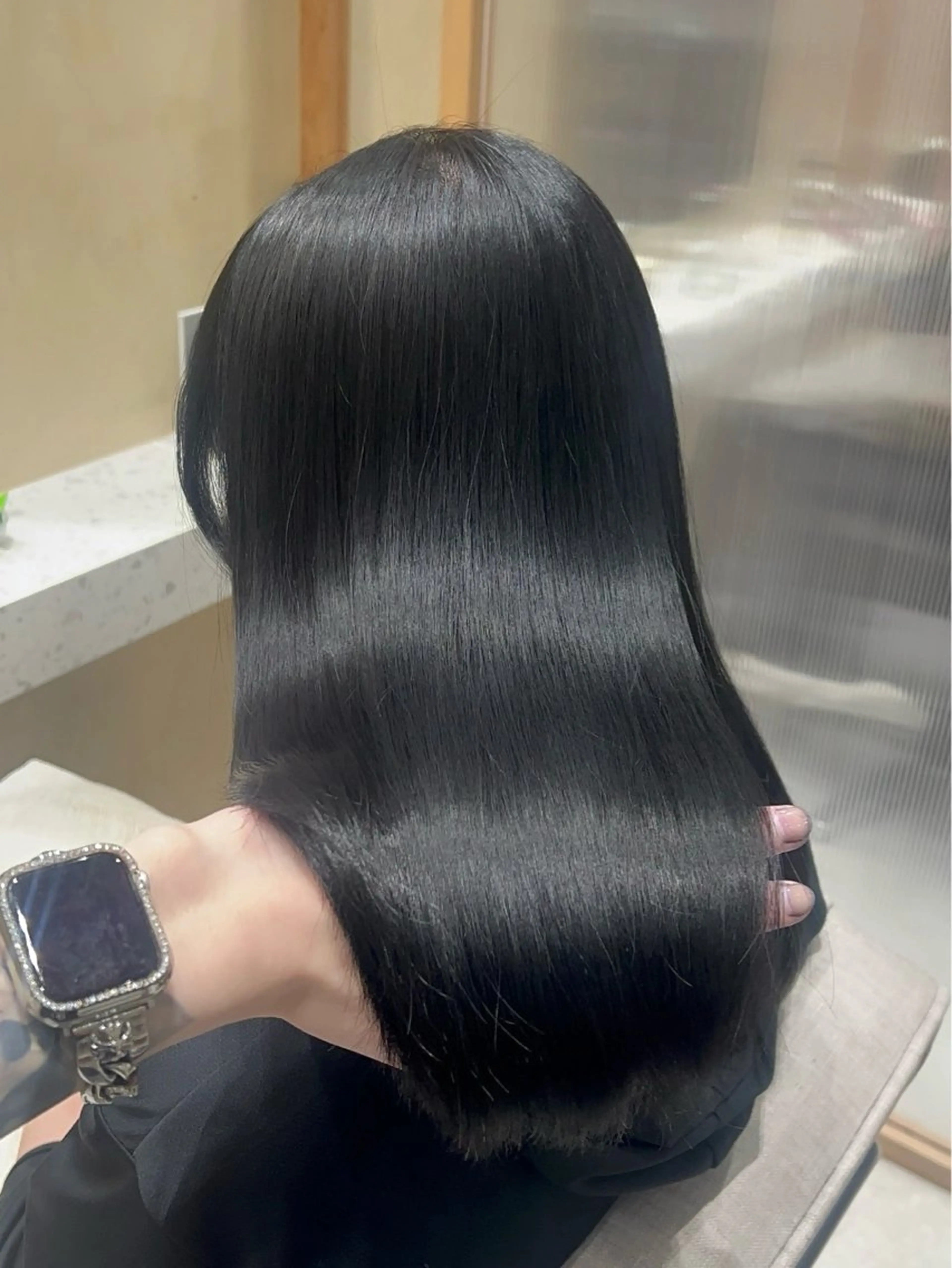 ロング くせ毛 髪質改善 縮毛矯正 💎髪質改善/艶髪 💎mizuki💎のヘアスタイル