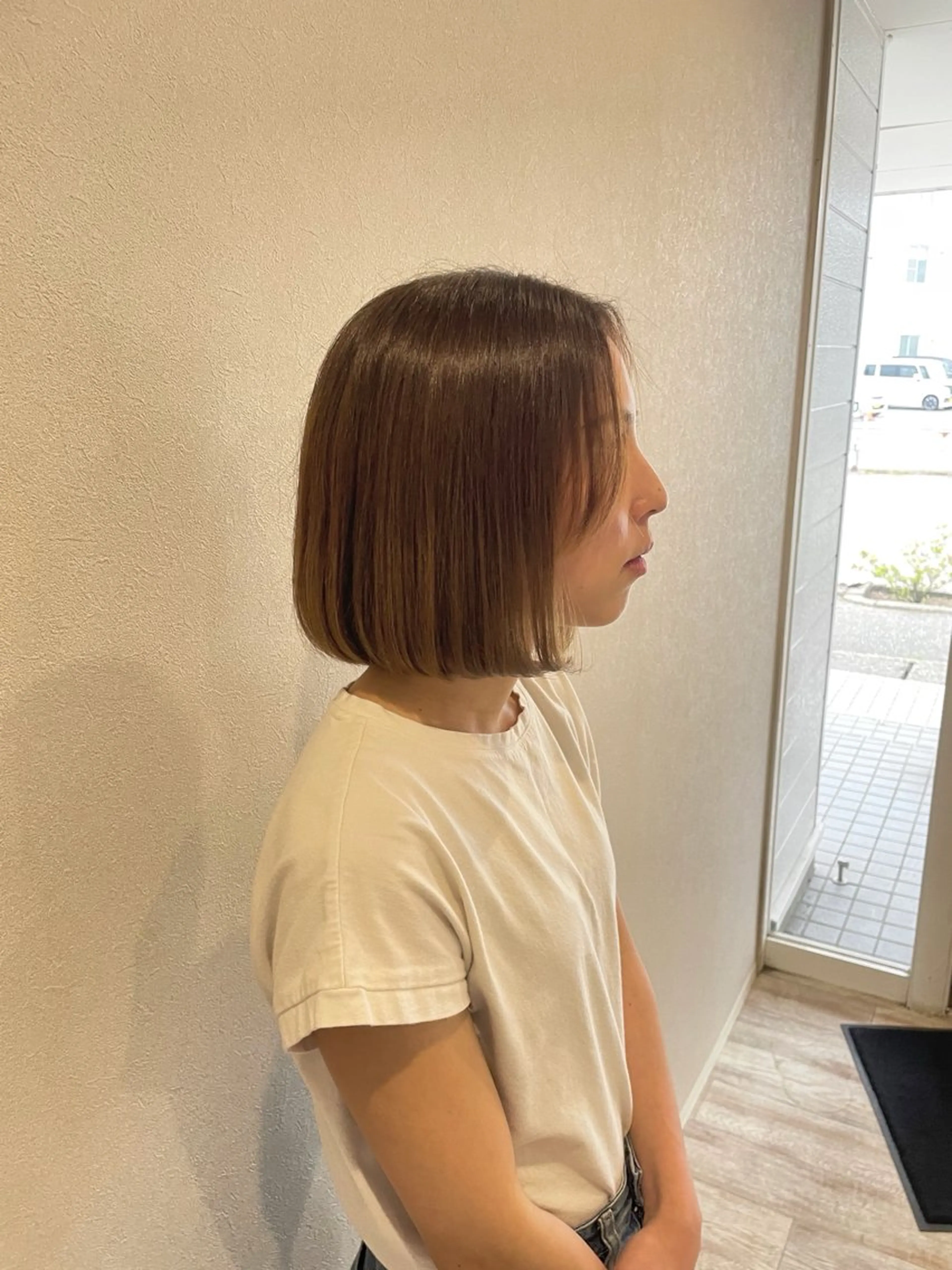 ミディアム ボブ 韓国風ヘア 🫧透明感カラー🫧 加茂丈登のヘアスタイル