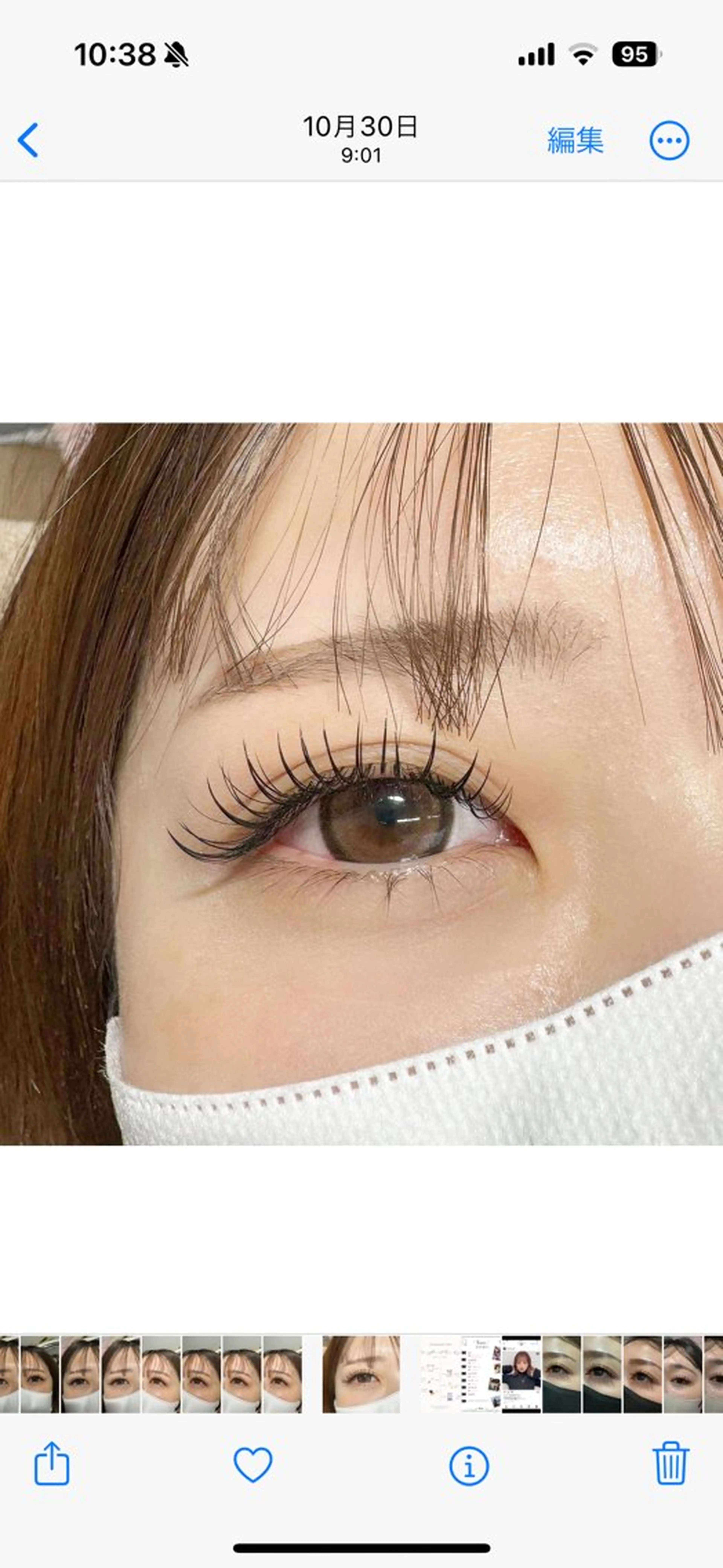 マツエク・マツパ Mercury Curl  鈴木 茜のマツエク・マツパデザイン