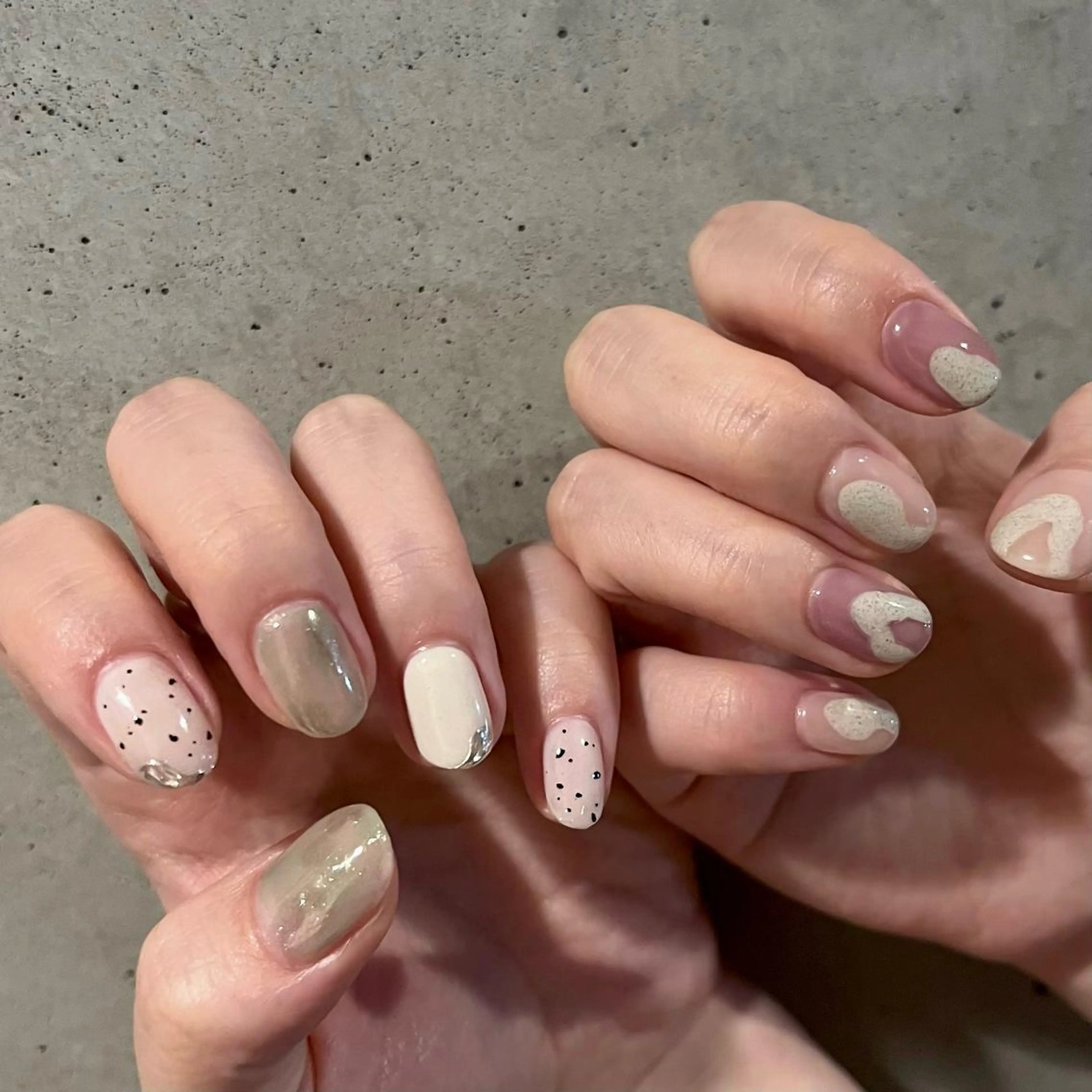 ネイル ハンドネイル nuás nailのネイルデザイン