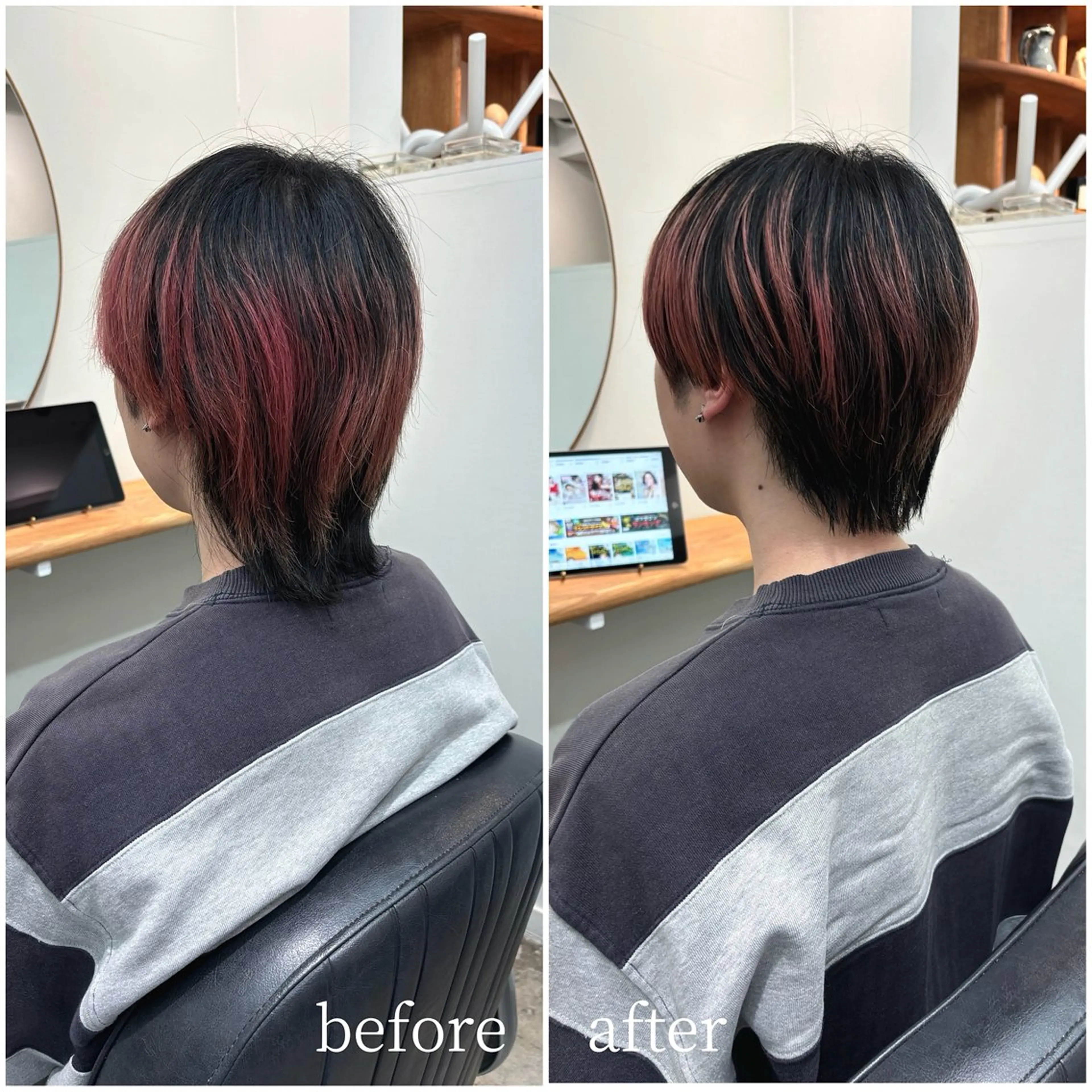 メンズ aiko【艶カラー ・ミニモ年内で終了】のヘアスタイル