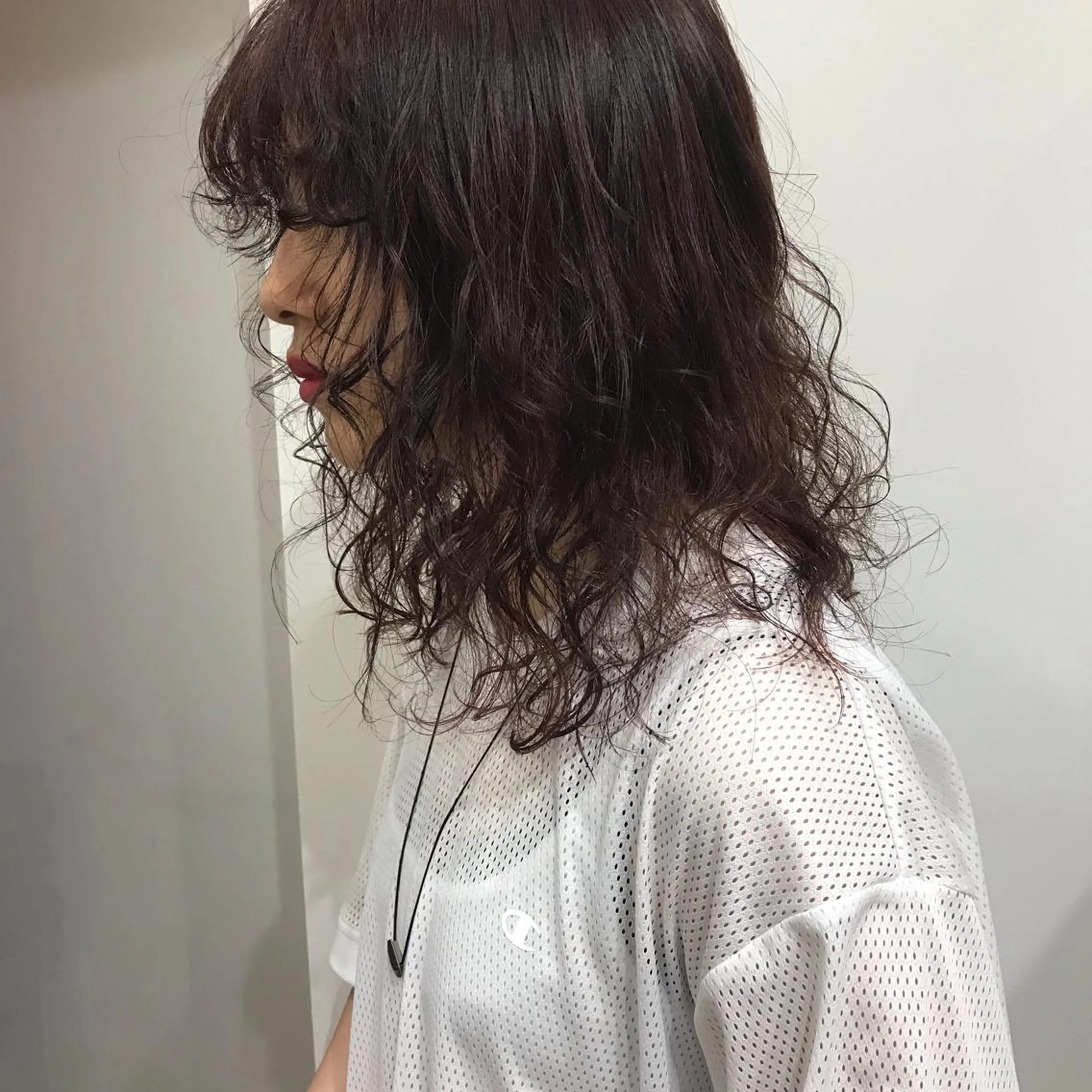 ミディアム カラー 池上 みゆのヘアスタイル