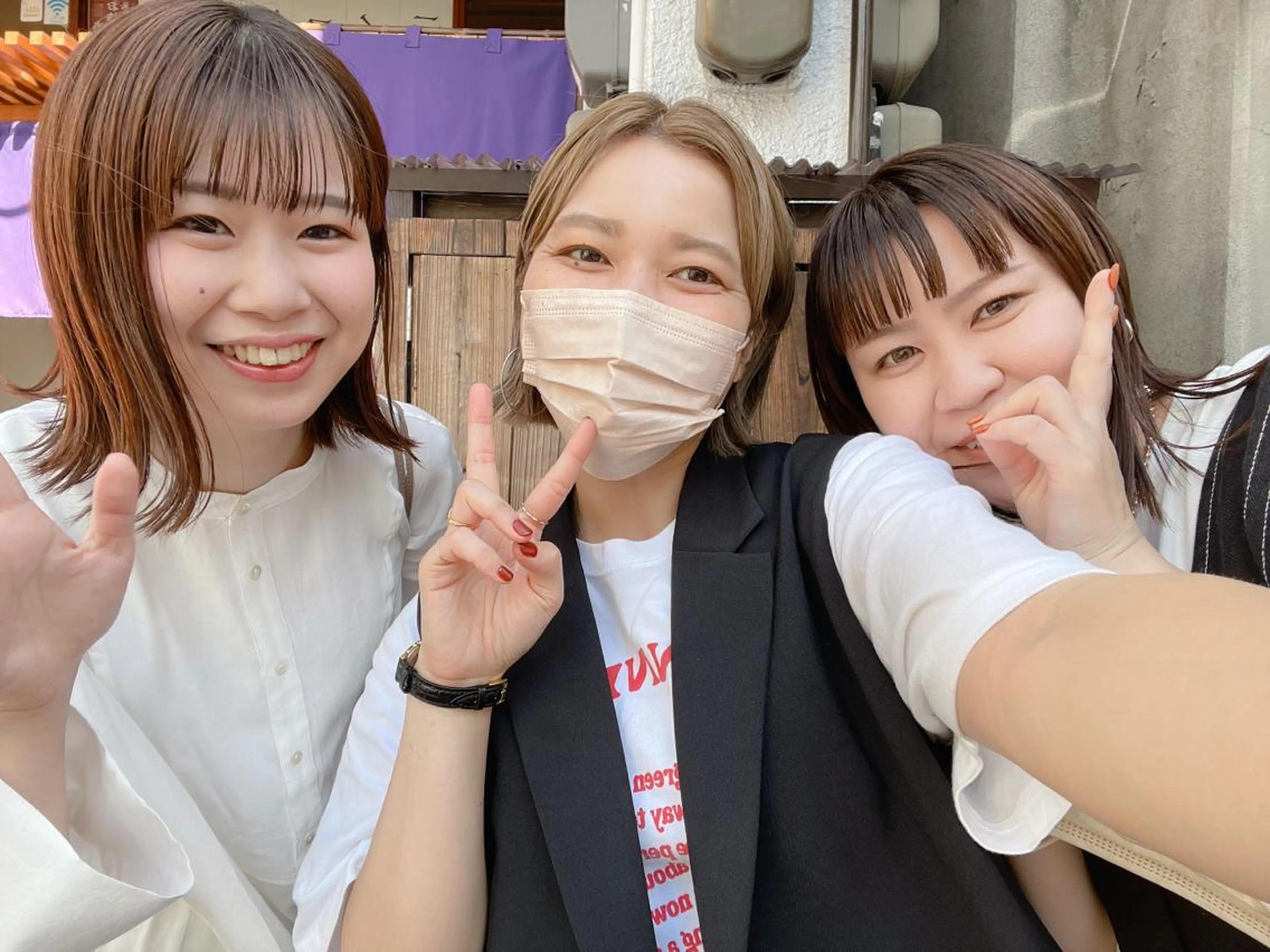 ミディアム カット ヘアカラー トリートメント さの あやねのヘアスタイル