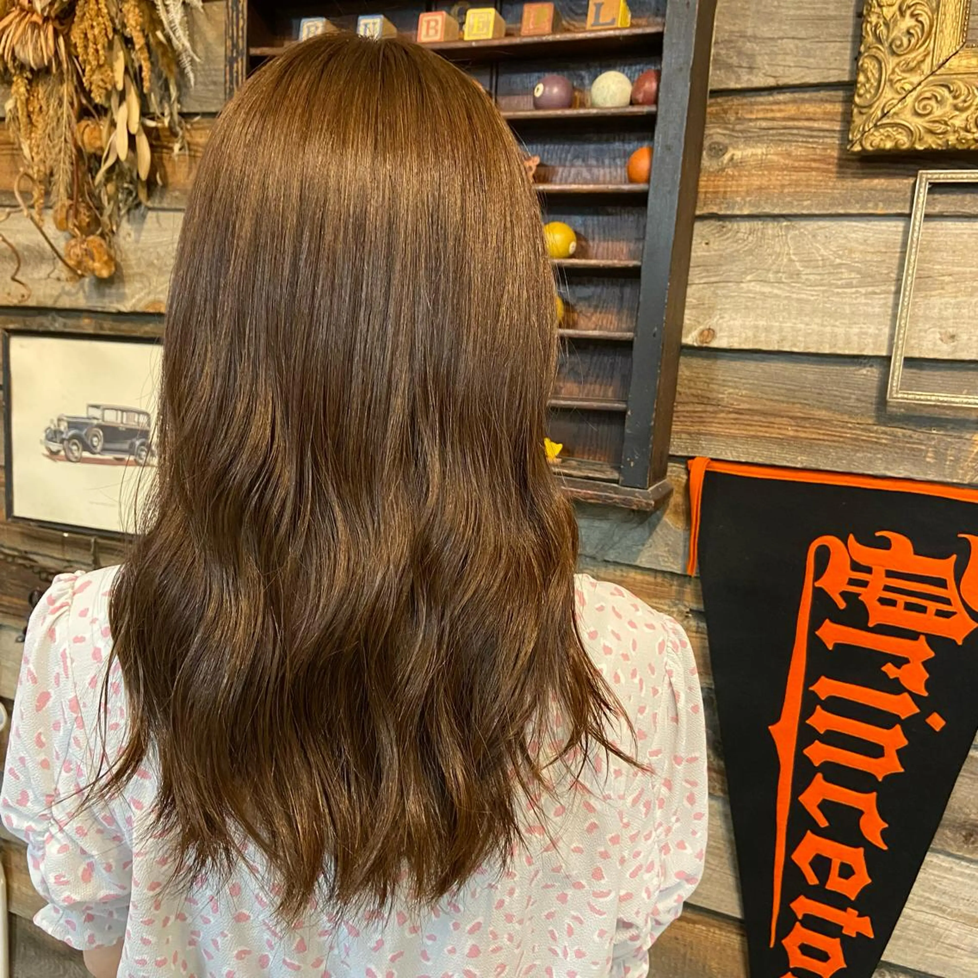 ロング カラー ヘアカラー 川崎 かなでのヘアスタイル