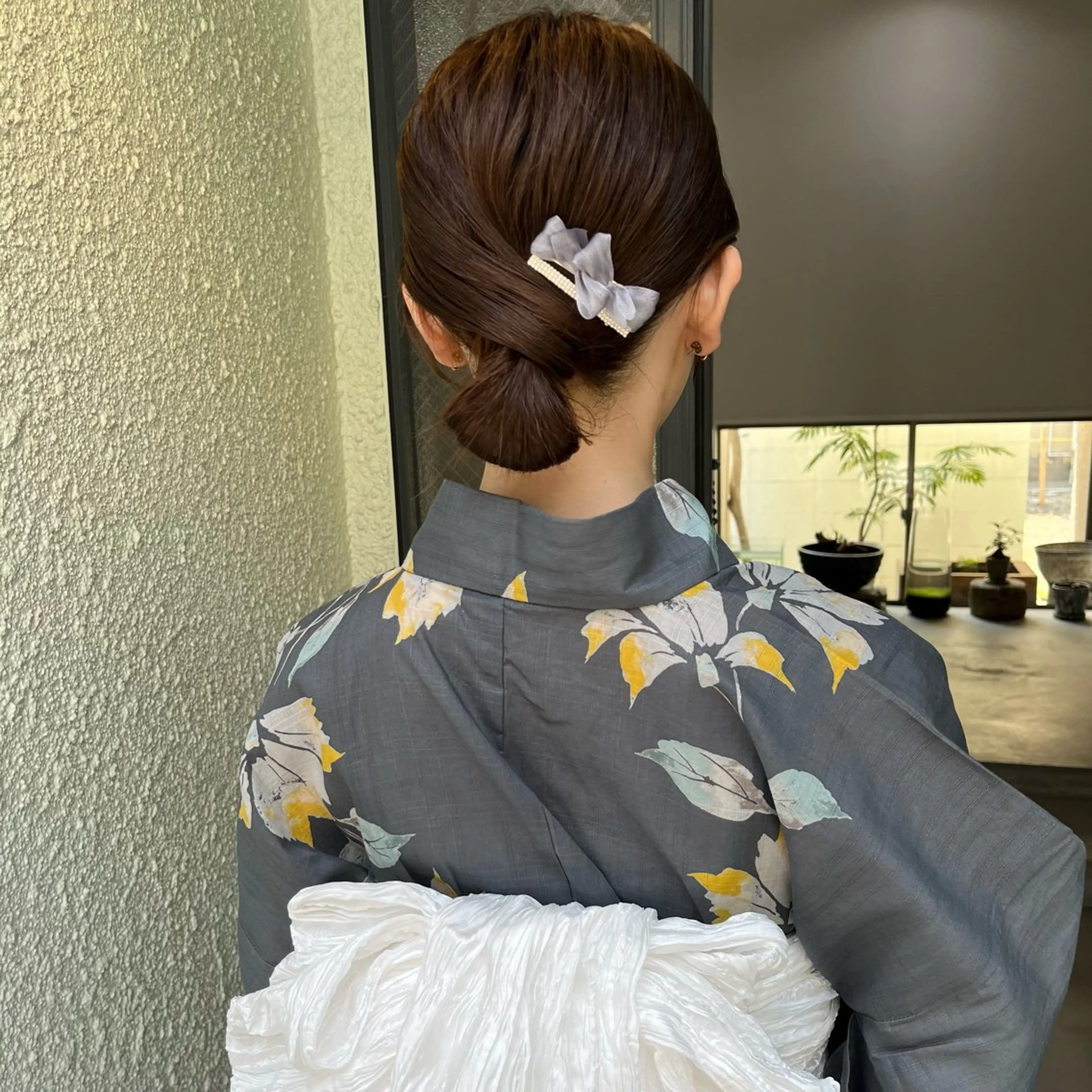 ヘアアレンジ ブリーチなしカラー ダブルカラーエクステのヘアスタイル