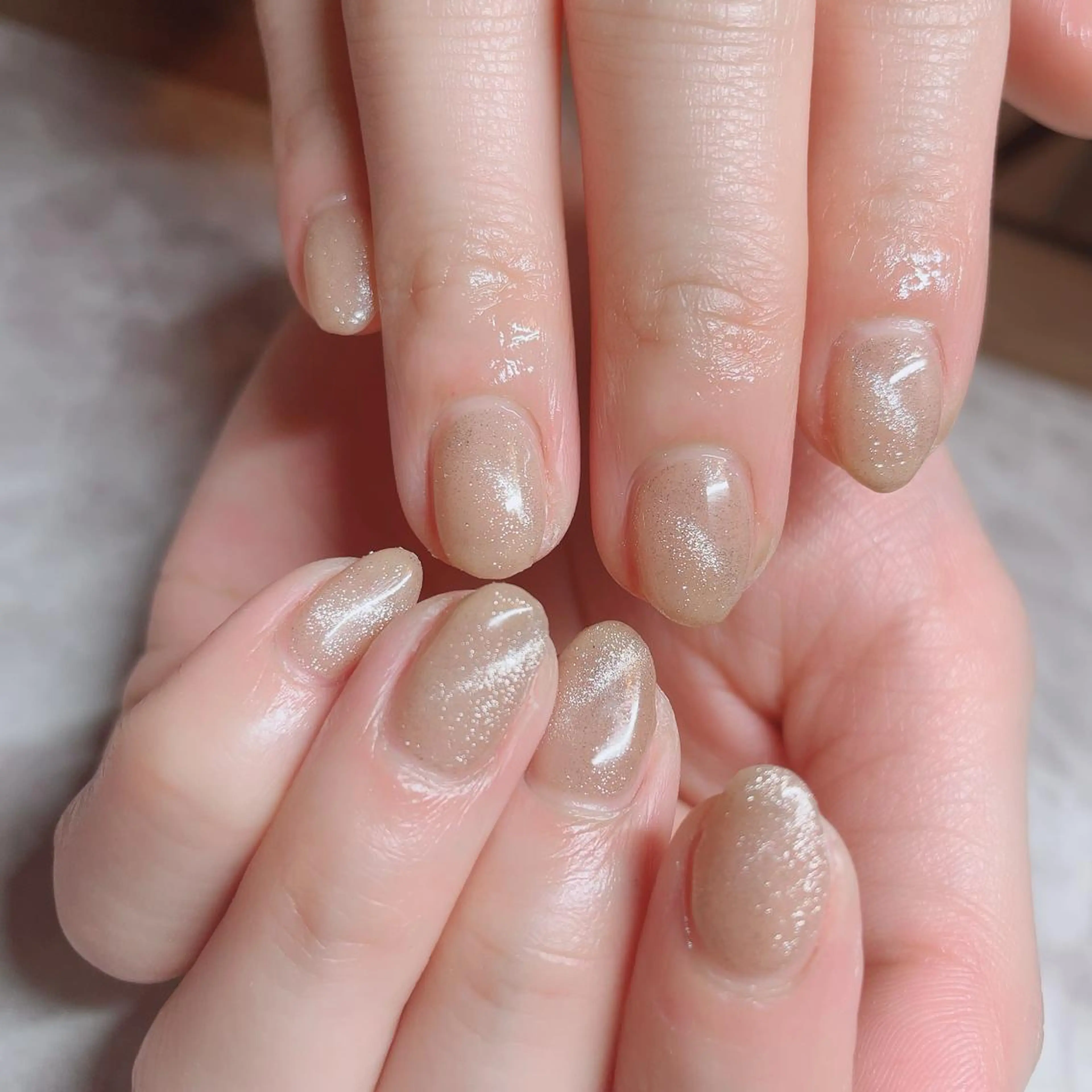 ネイル マグネットネイル マグネットワンカラー ワンカラーネイル Nail salon Ariettyのネイルデザイン