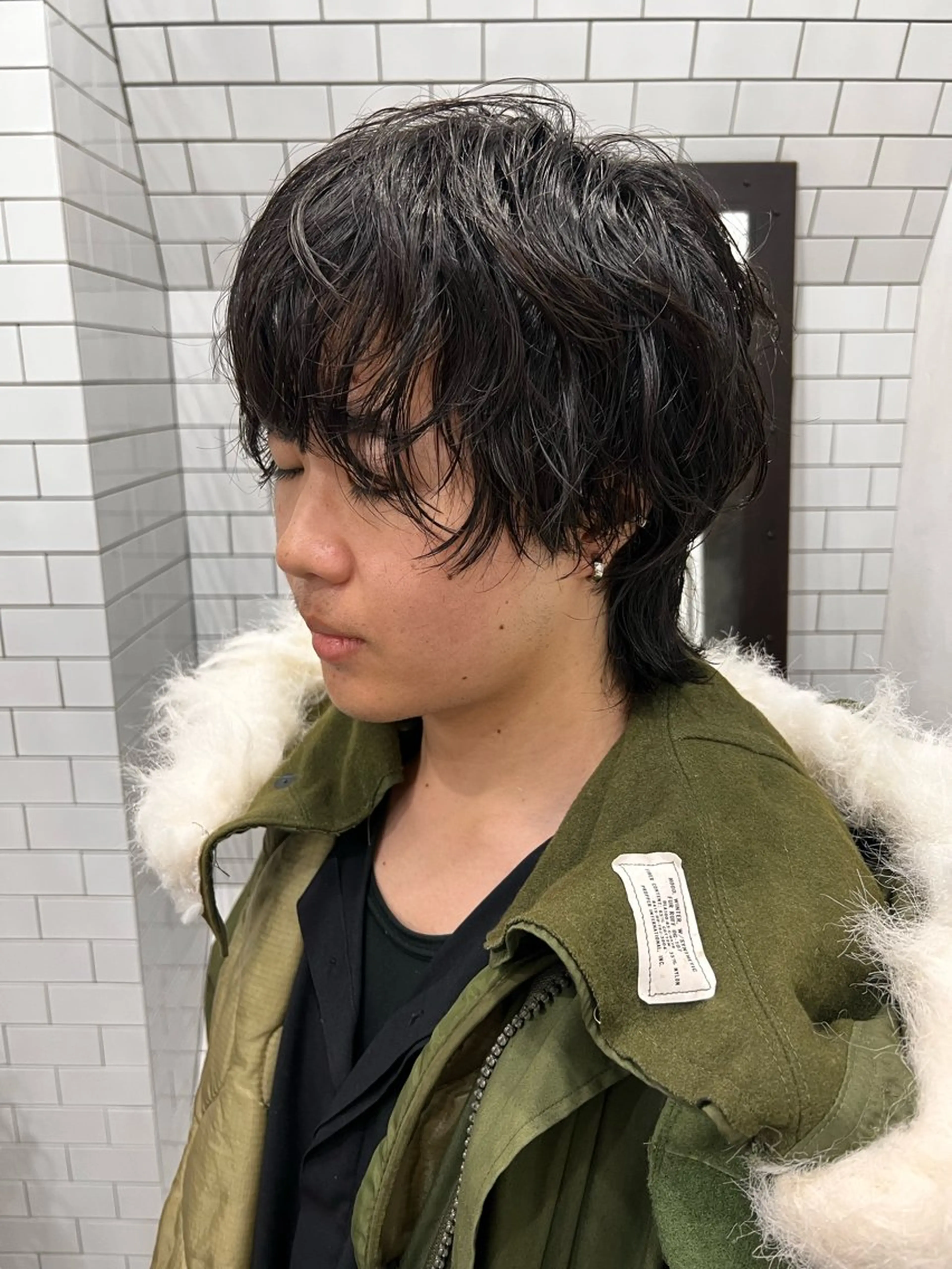 ショート カット トリートメント 紙屋町ショート /ボブ　パーマ河内蓮のヘアスタイル