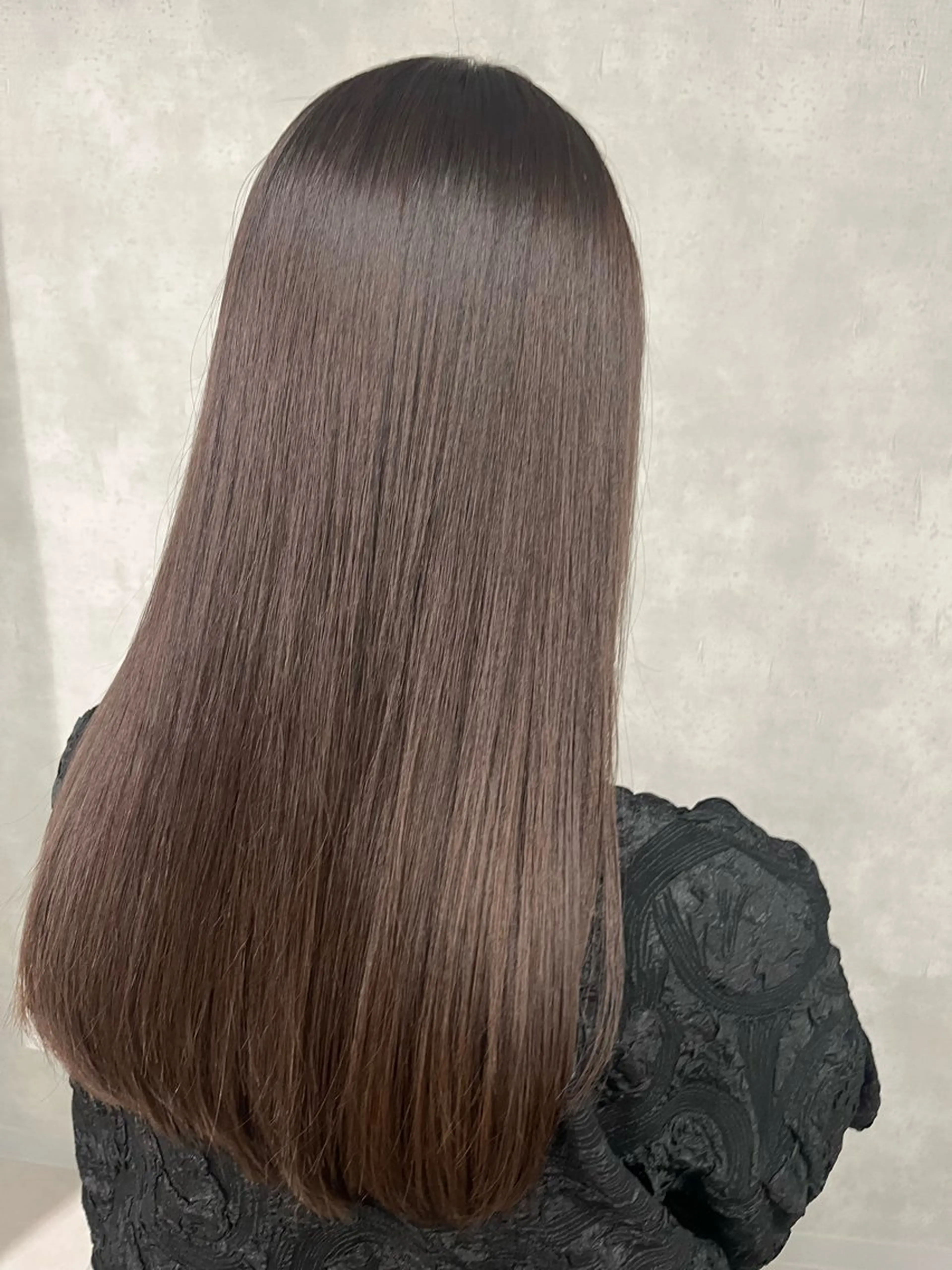 ロング パーマ 縮毛矯正 anon Loemのヘアスタイル