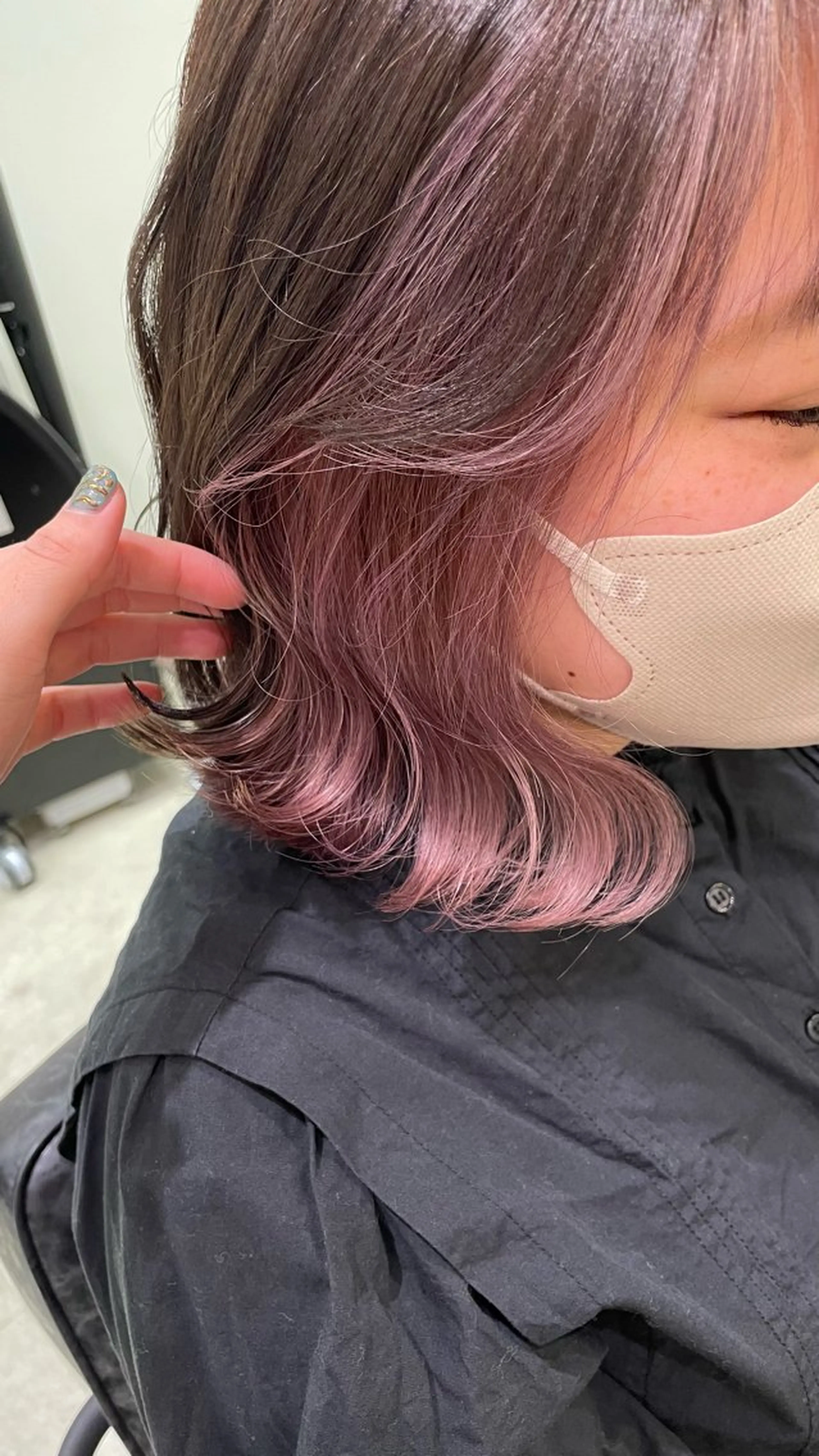 ショート カラー 髪質改善ストレート 🌈似合わせカットのヘアスタイル