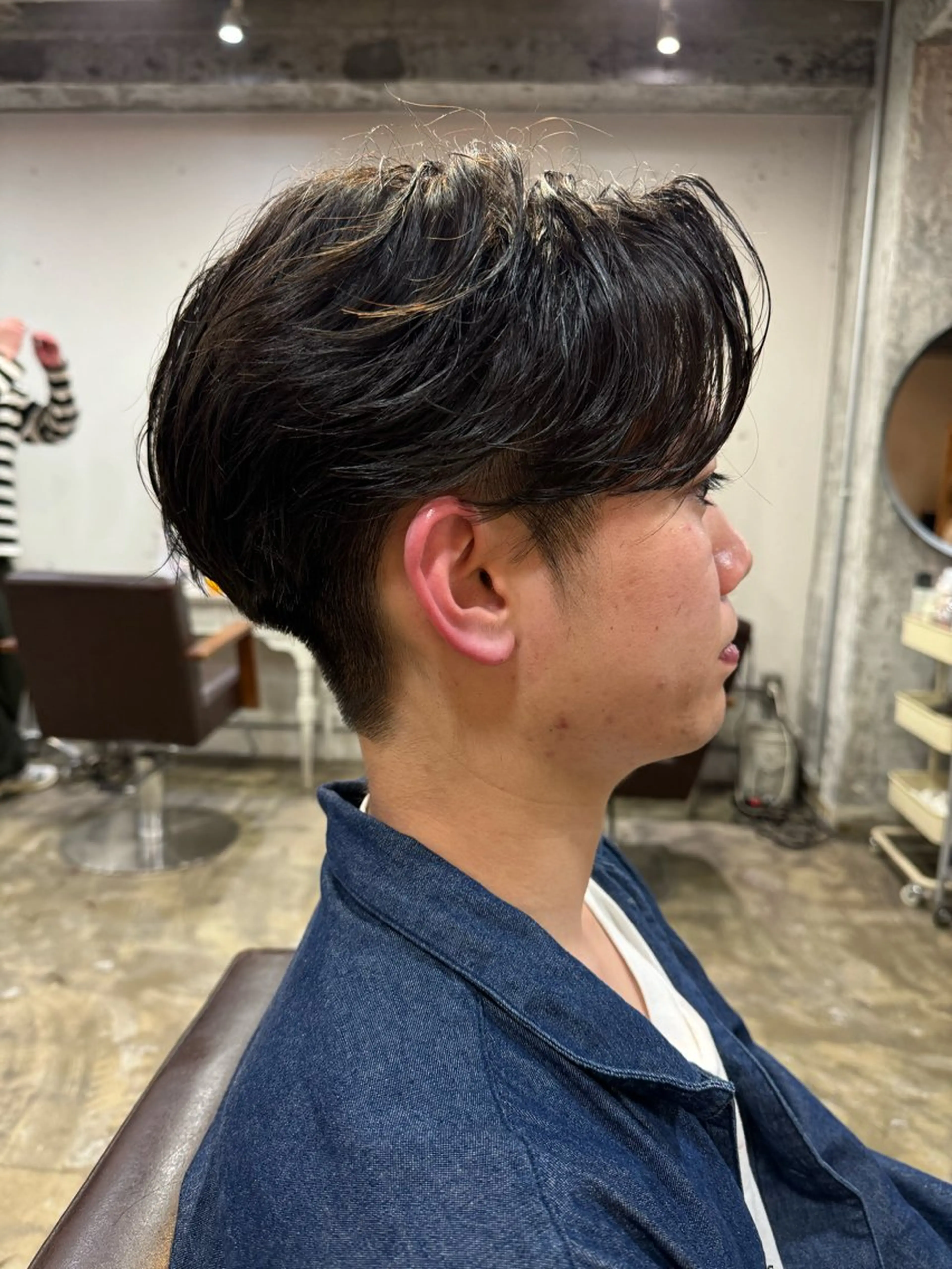 パーマ メンズ メンズパーマ ニュアンスパーマ カット パーマ little石川 秀のヘアスタイル
