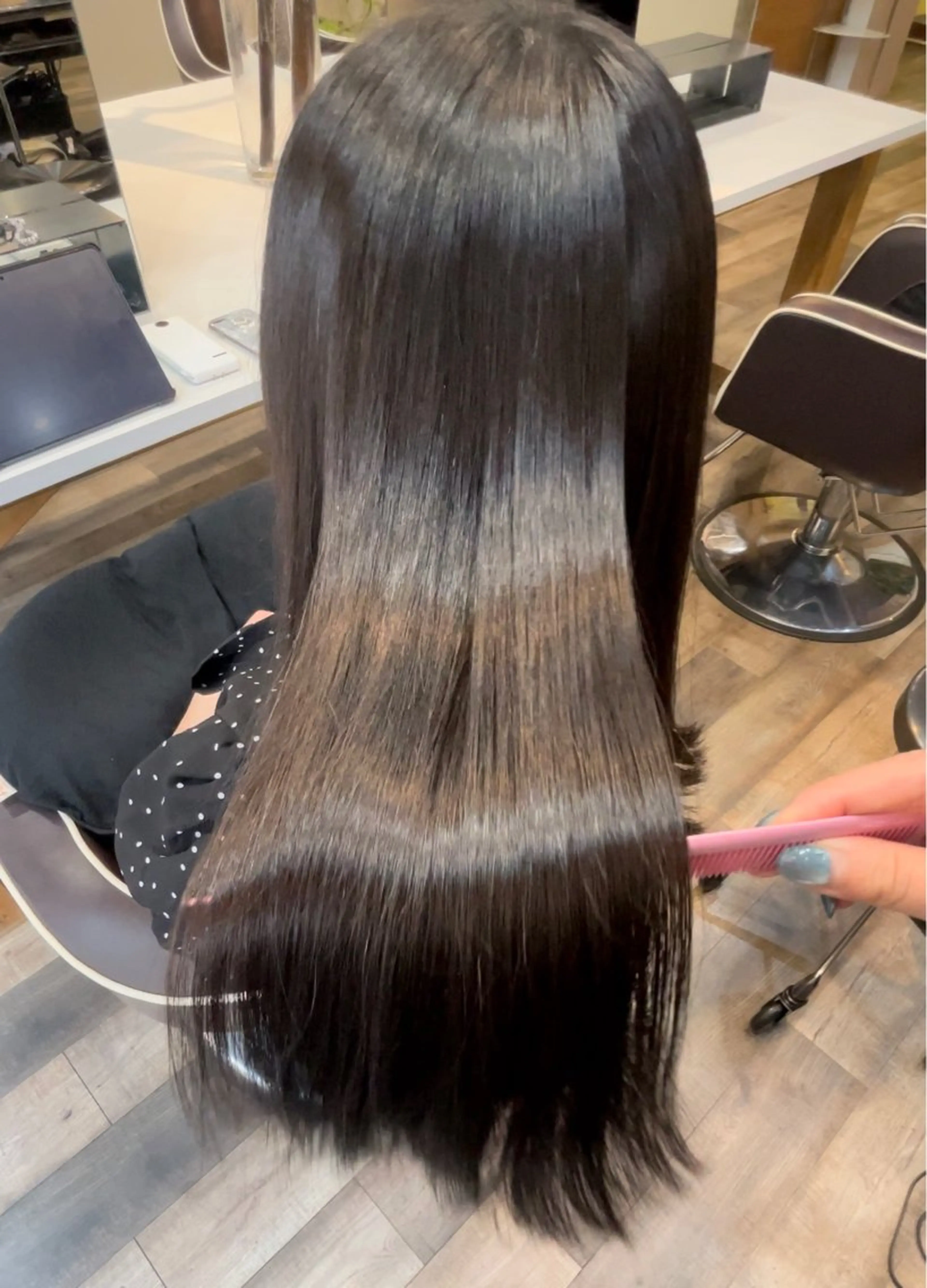 ロング 札幌大通/メンズ/ 縮毛矯正•髪質改善のヘアスタイル