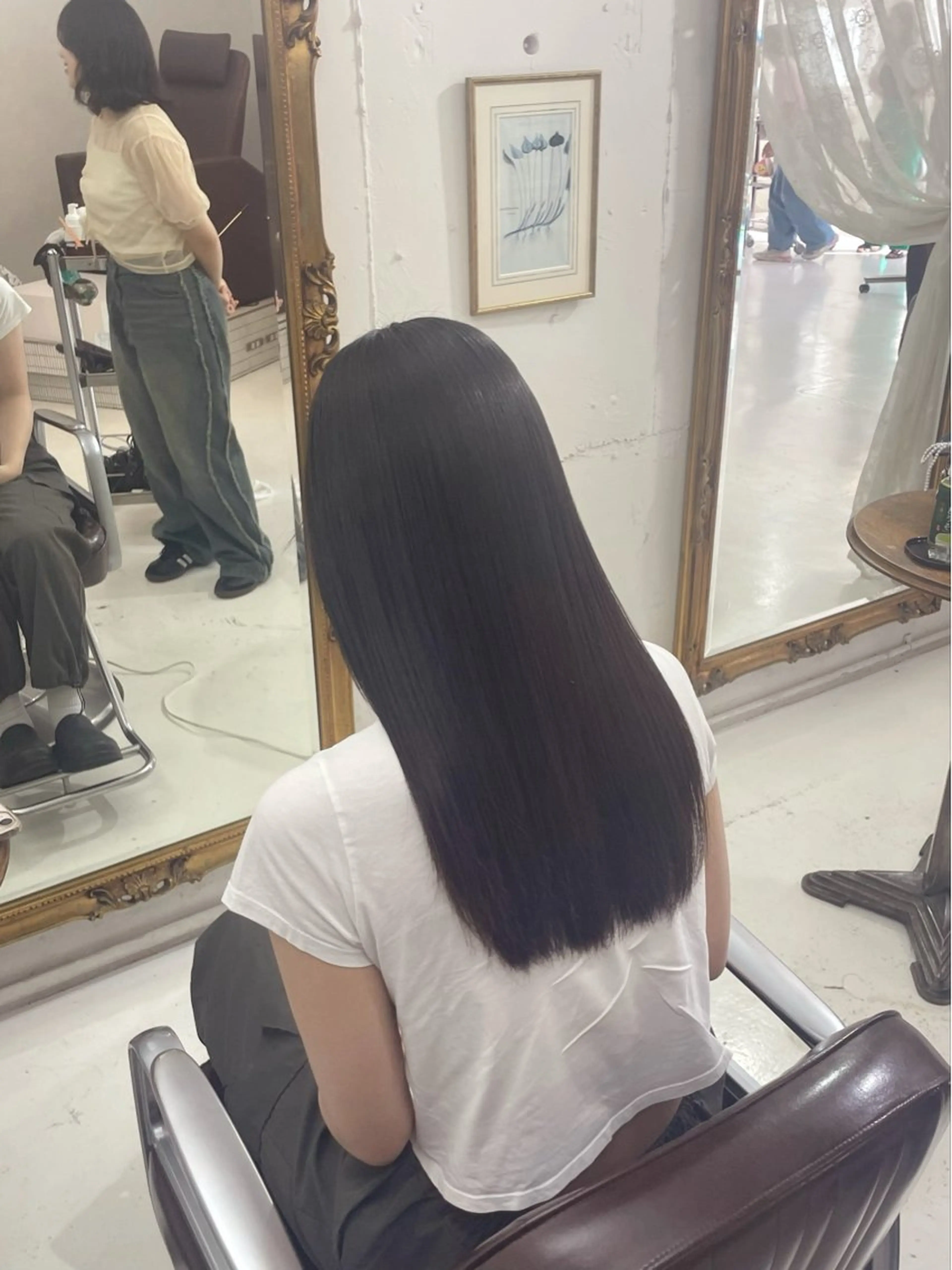 セミロング カラー ヘアカラー ヘアアレンジ 表参道 💠Ayano💠のヘアスタイル