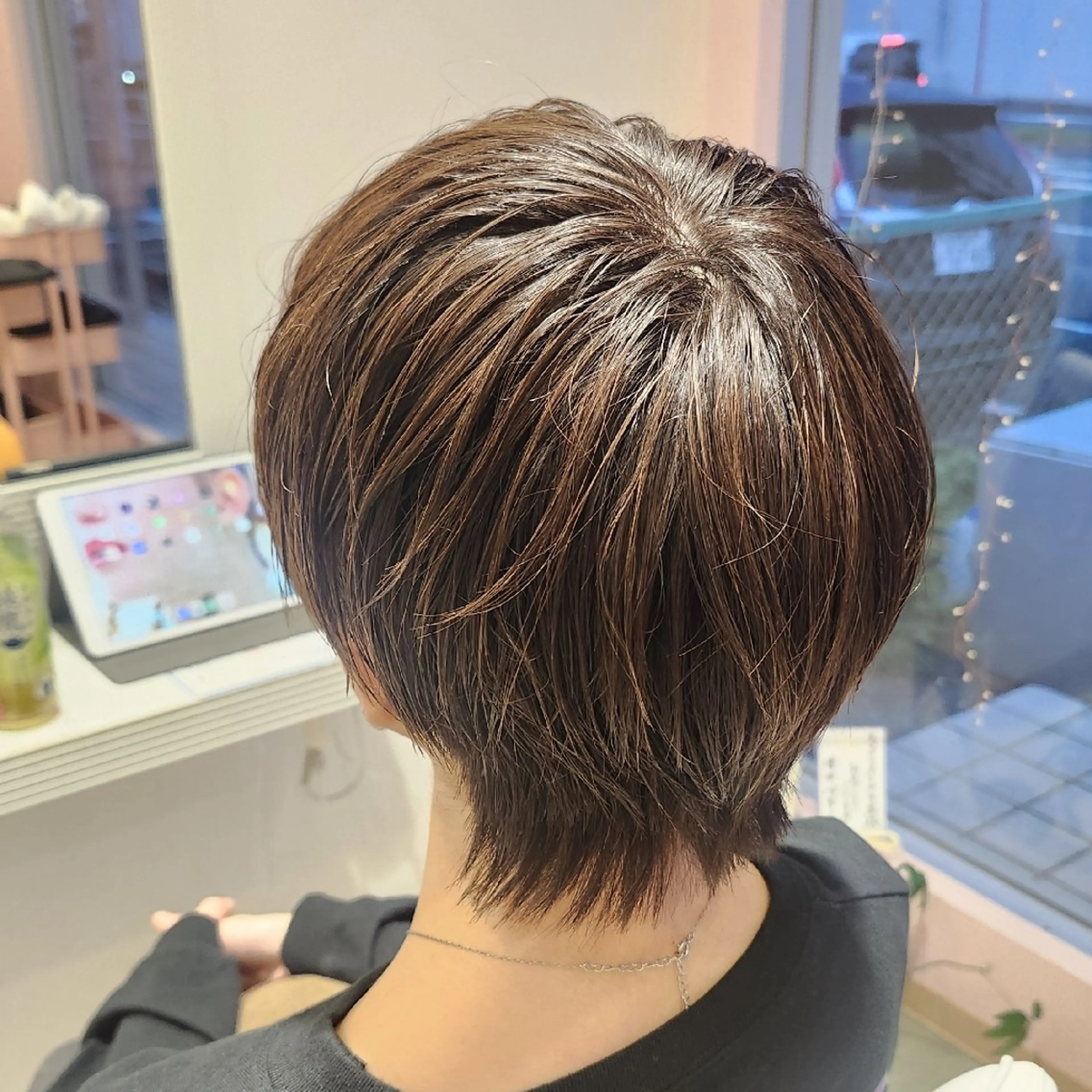 ショート ハイライト 暖色カラー/髪質改善 /メンズ🧡莉南のヘアスタイル