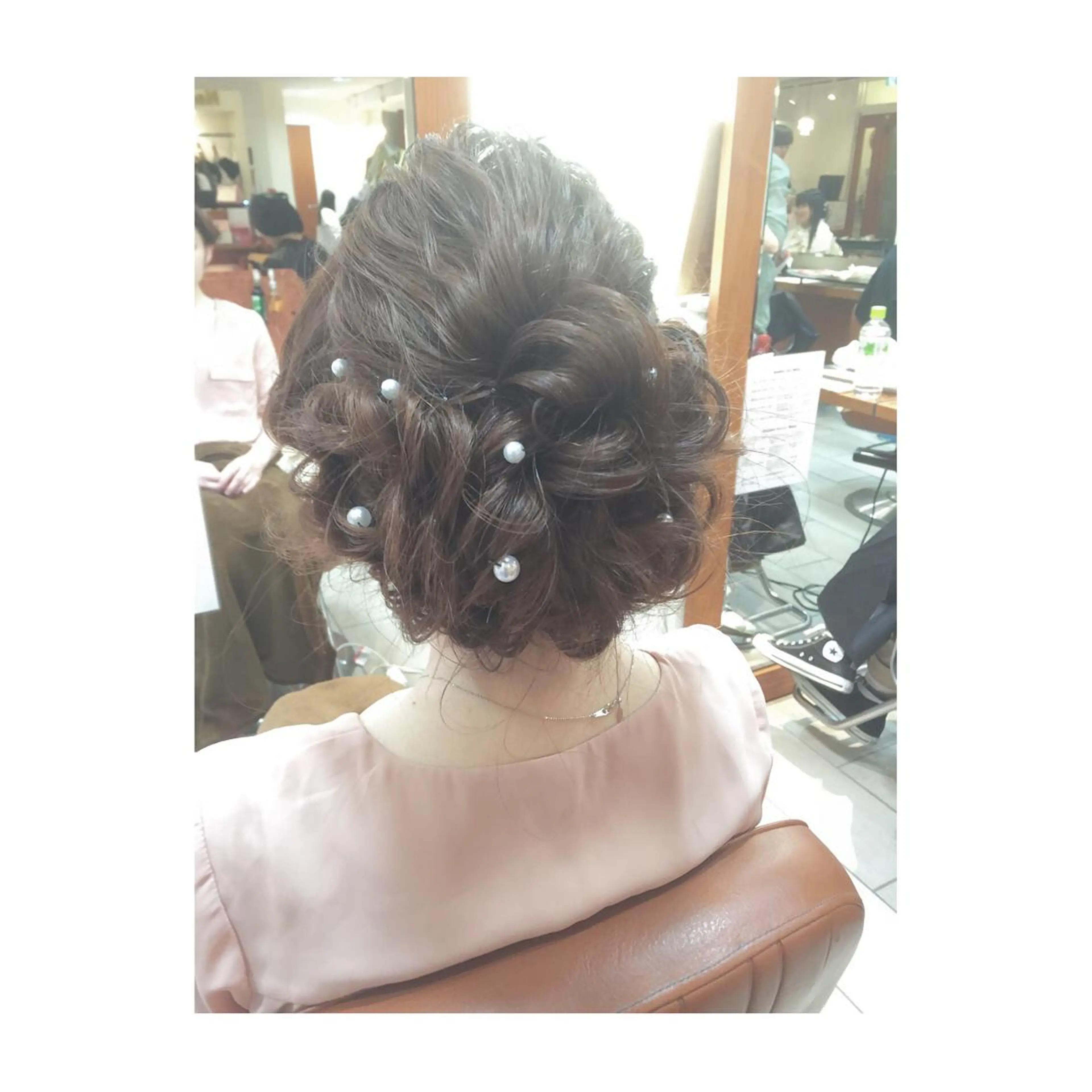 セミロング カラー パーマ ヘアアレンジ 可愛いを作る神 ナオヒロのヘアスタイル